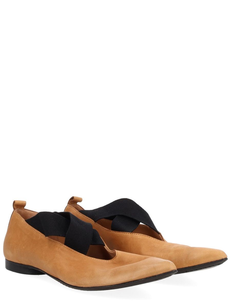 Uma Wang UMA WANG "POINTED" BALLERINA - BEIGE (IT 39) Size US 9 / IT 39 - 2 Thumbnail