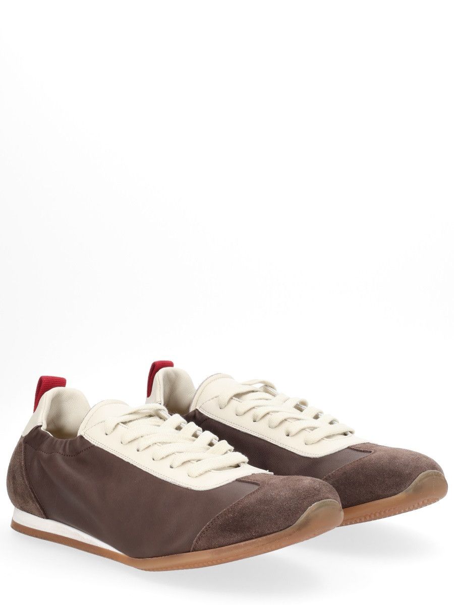 Uma Wang UMA WANG LEATHER SNEAKER - BROWN (IT 45) Size US 12 / EU 45 - 2 Thumbnail