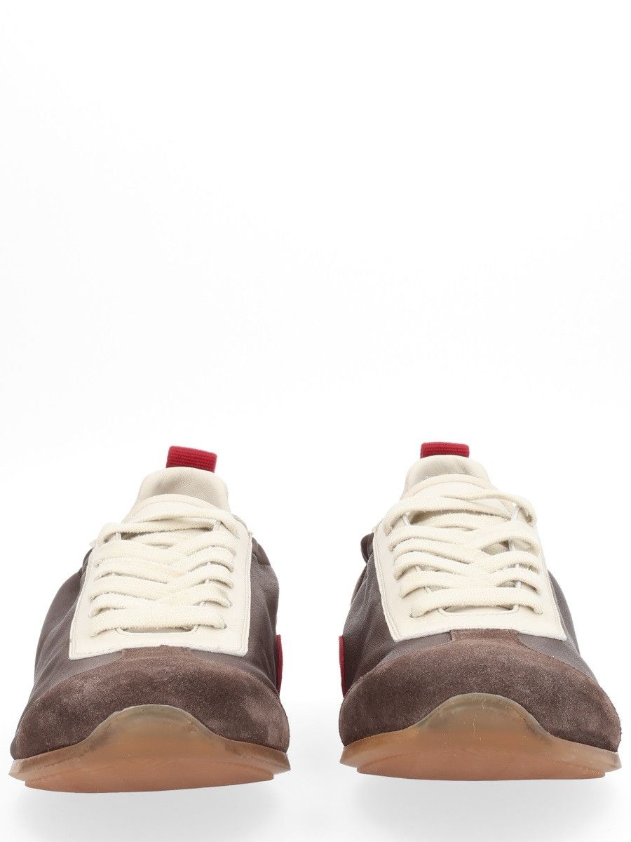 Uma Wang UMA WANG LEATHER SNEAKER - BROWN (IT 40) Size US 7 / EU 40 - 3 Thumbnail