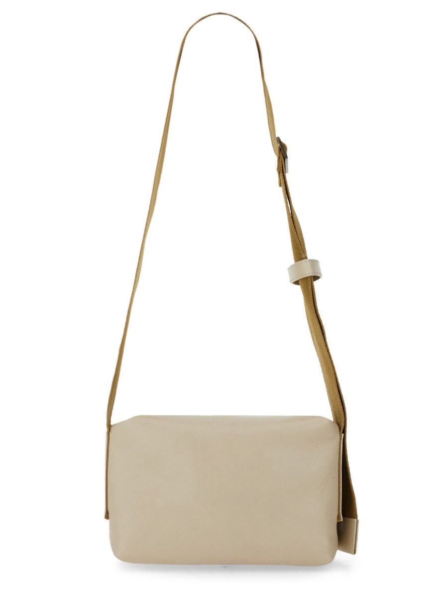Uma Wang UMA WANG LEATHER SHOULDER BAG - WHITE Size ONE SIZE - 2 Thumbnail