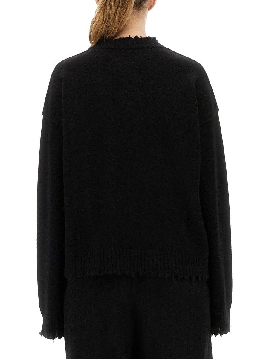 Uma Wang UMA WANG CASHMERE SWEATER WITH BANGS - BLACK Size M / US 6-8 / IT 42-44 - 3 Thumbnail