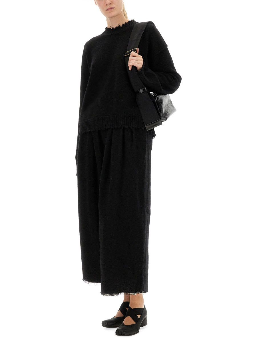 Uma Wang UMA WANG CASHMERE SWEATER WITH BANGS - BLACK Size M / US 6-8 / IT 42-44 - 2 Thumbnail