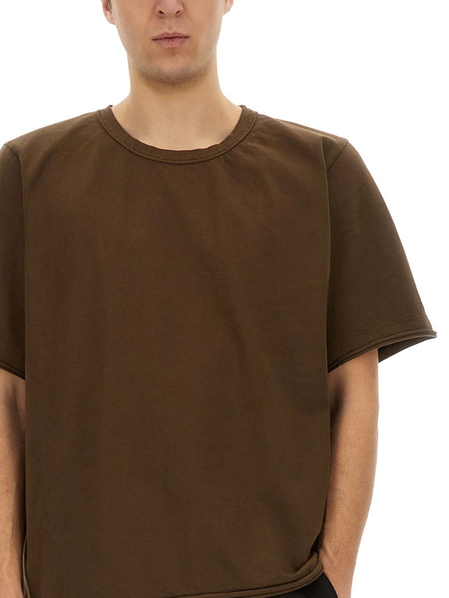 Uma Wang UMA WANG COTTON T-SHIRT - BROWN Size US S / EU 44-46 / 1 - 4 Thumbnail