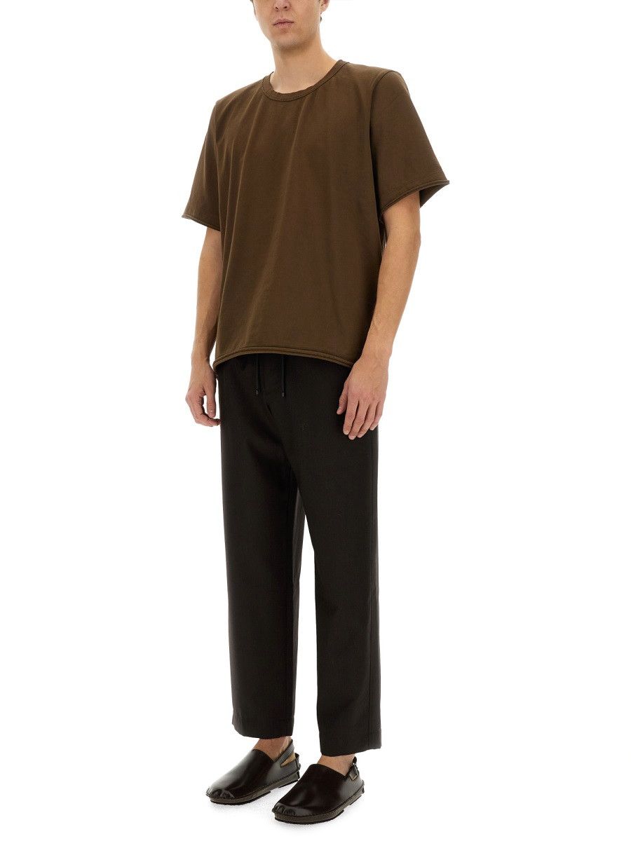 Uma Wang UMA WANG COTTON T-SHIRT - BROWN Size US S / EU 44-46 / 1 - 2 Thumbnail