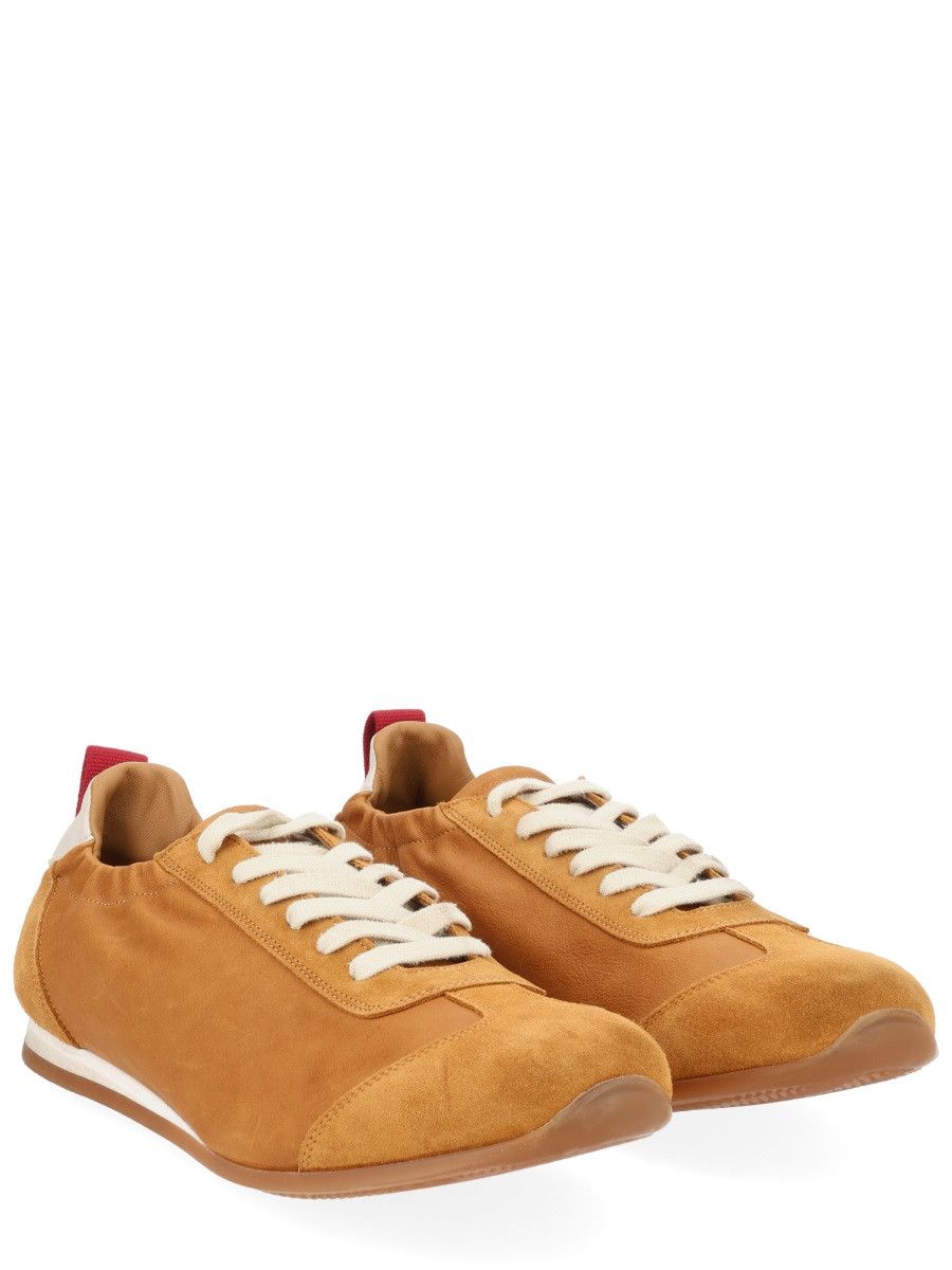 Uma Wang UMA WANG LEATHER SNEAKER - BROWN (IT 44) Size US 11 / EU 44 - 3 Thumbnail
