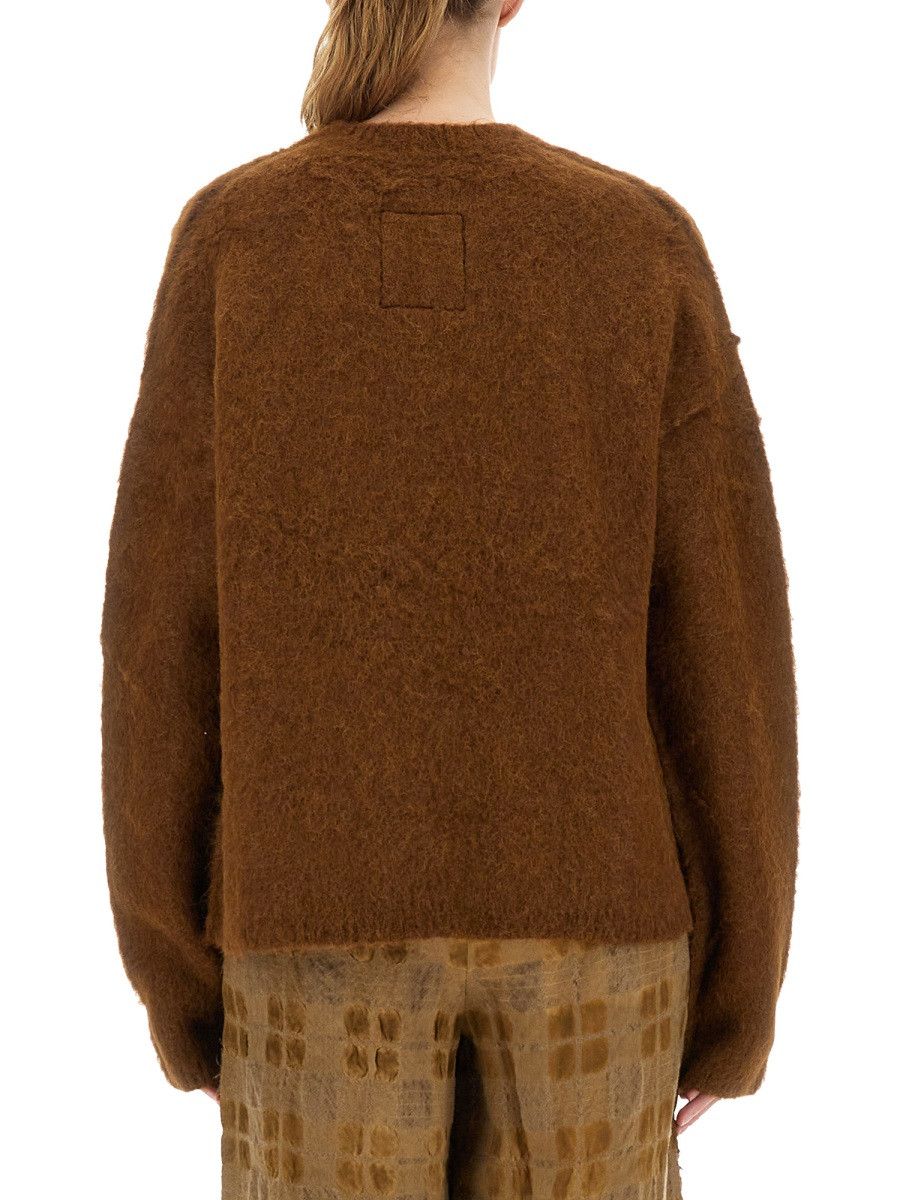 Uma Wang UMA WANG WOOL BLEND SWEATER - BROWN Size M / US 6-8 / IT 42-44 - 3 Thumbnail