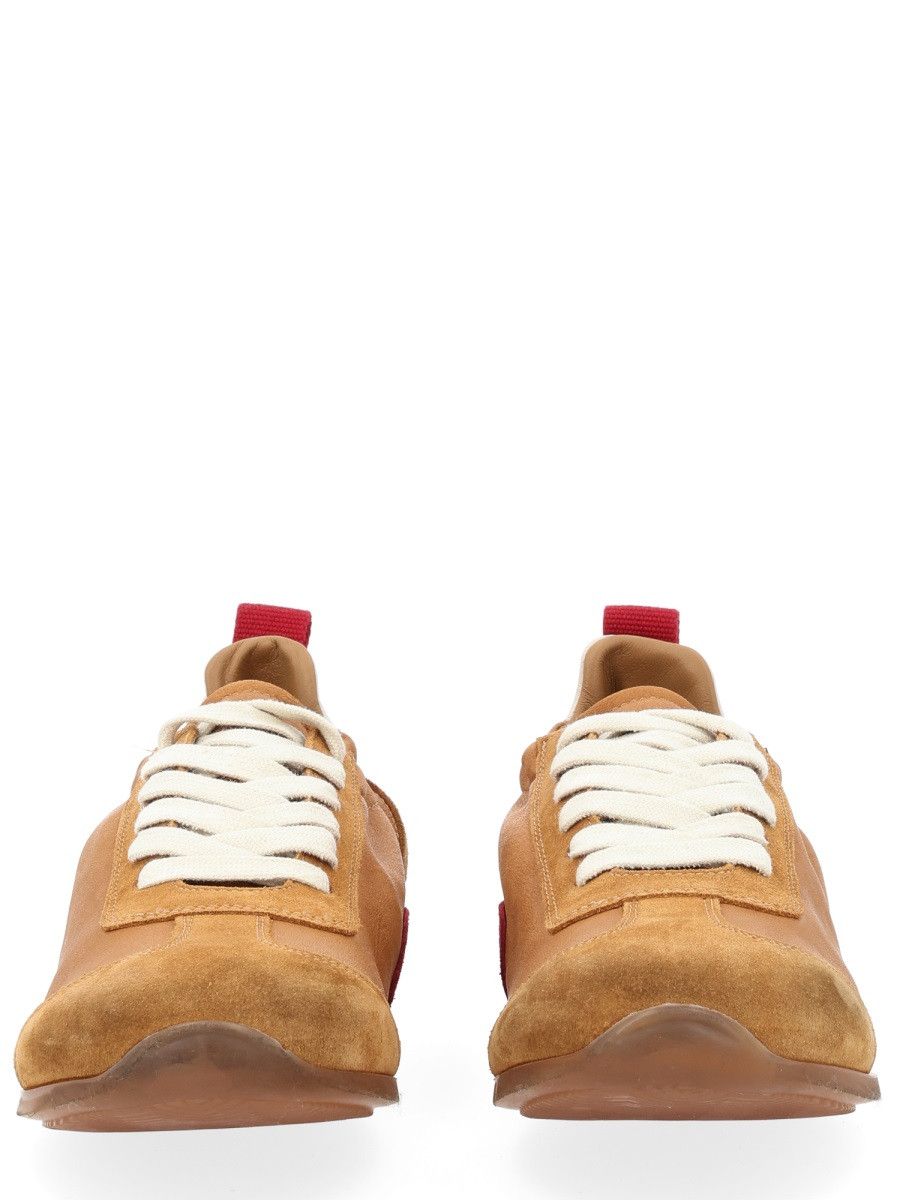 Uma Wang UMA WANG LEATHER SNEAKER - BROWN (IT 38) Size US 8 / IT 38 - 3 Thumbnail