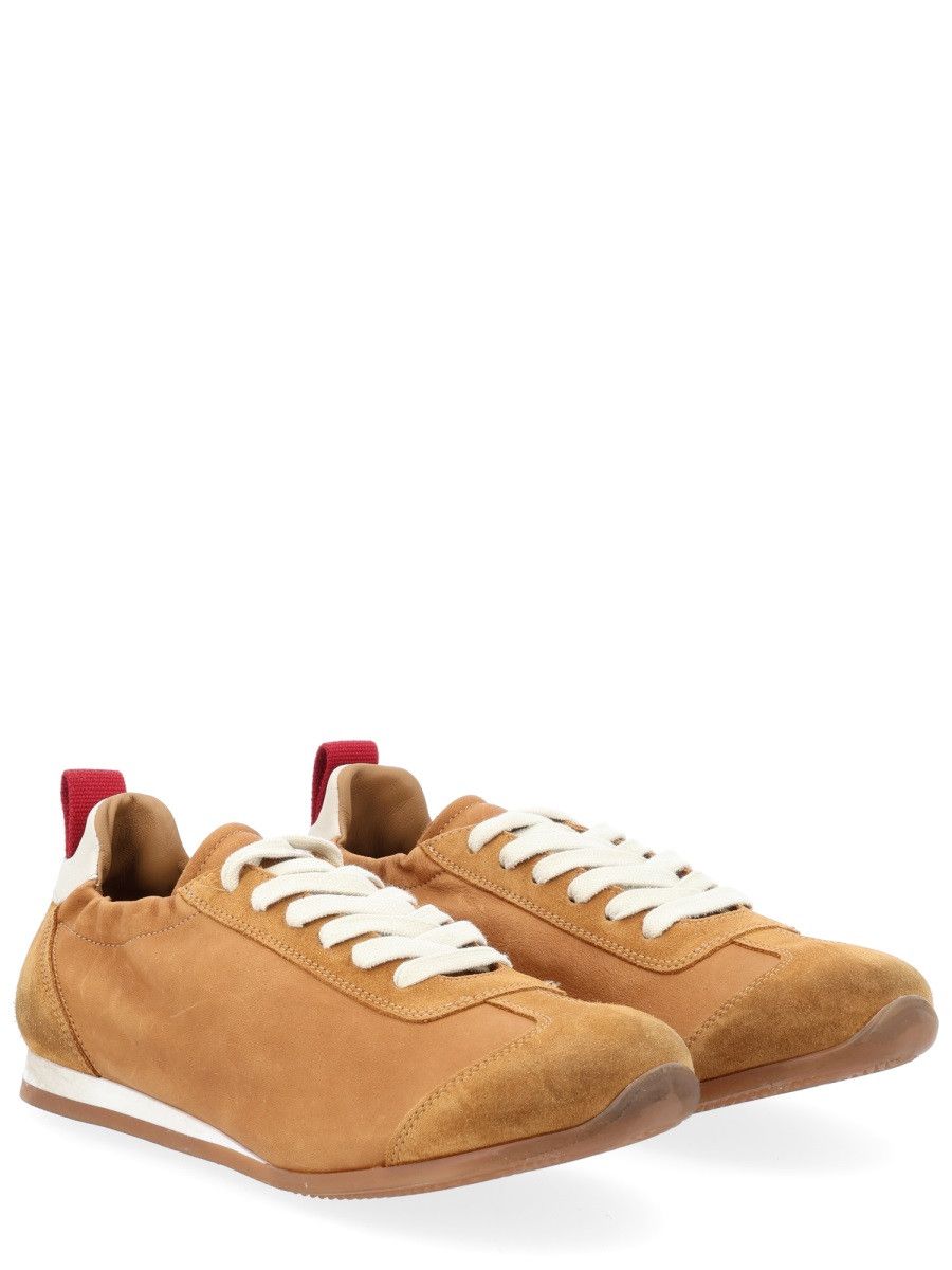 Uma Wang UMA WANG LEATHER SNEAKER - BROWN (IT 36) Size US 6 / IT 36 - 2 Thumbnail