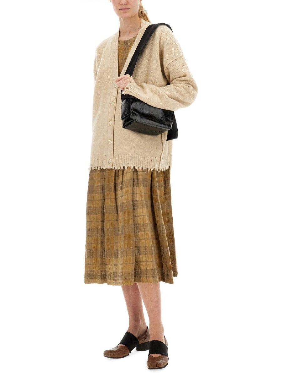 Uma Wang UMA WANG CASHMERE CARDIGAN WITH BUTTONS - BEIGE Size L / US 10 / IT 46 - 2 Thumbnail