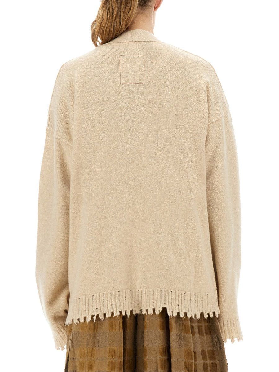 Uma Wang UMA WANG CASHMERE CARDIGAN WITH BUTTONS - BEIGE Size L / US 10 / IT 46 - 4 Thumbnail