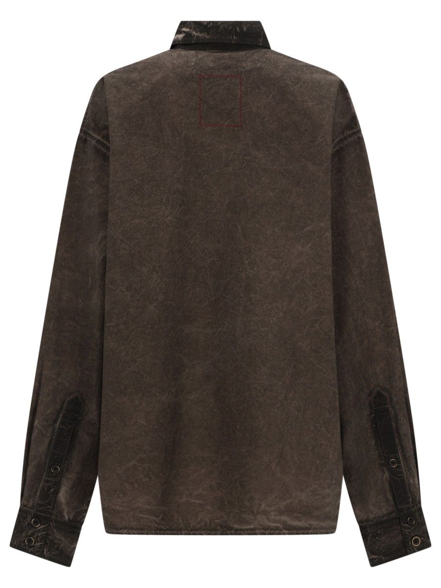 Uma Wang UMA WANG "TAVIS" SHIRT - BROWN Size US S / EU 44-46 / 1 - 2 Thumbnail