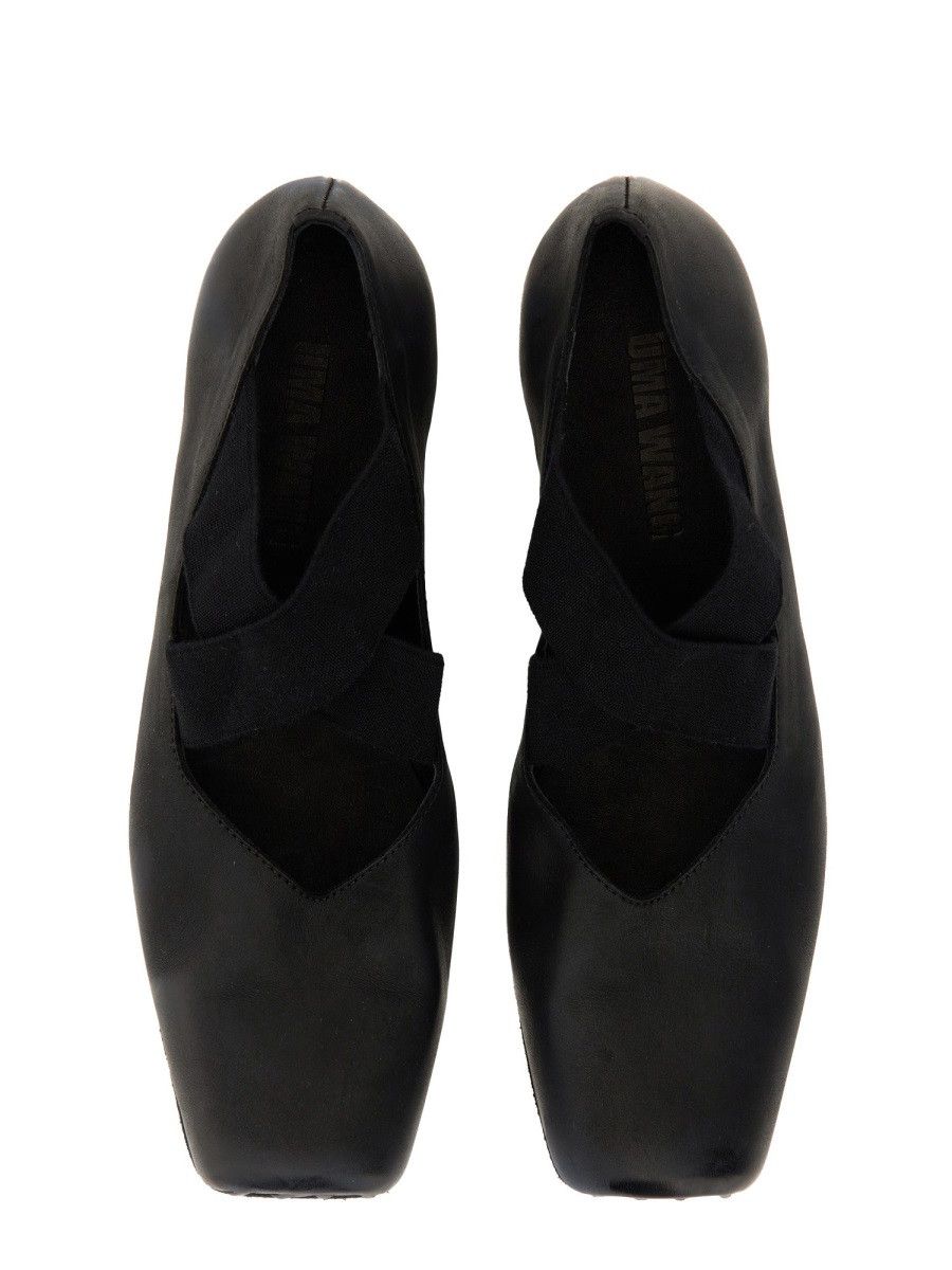 Uma Wang UMA WANG LEATHER BALLERINA - BLACK (IT 39) Size US 9 / IT 39 - 6 Thumbnail