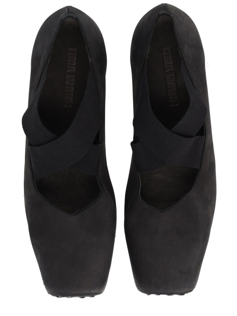 Uma Wang UMA WANG LEATHER BALLERINA - BLACK (IT 36) Size US 6 / IT 36 - 9 Thumbnail