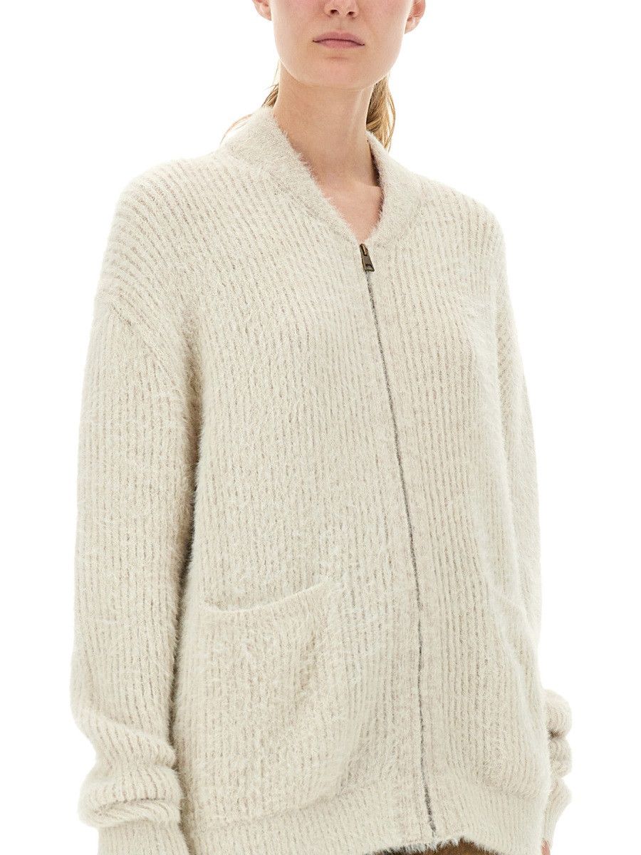 Uma Wang UMA WANG WOOL BLEND CARDIGAN - WHITE Size XS / US 0-2 / IT 36-38 - 4 Thumbnail
