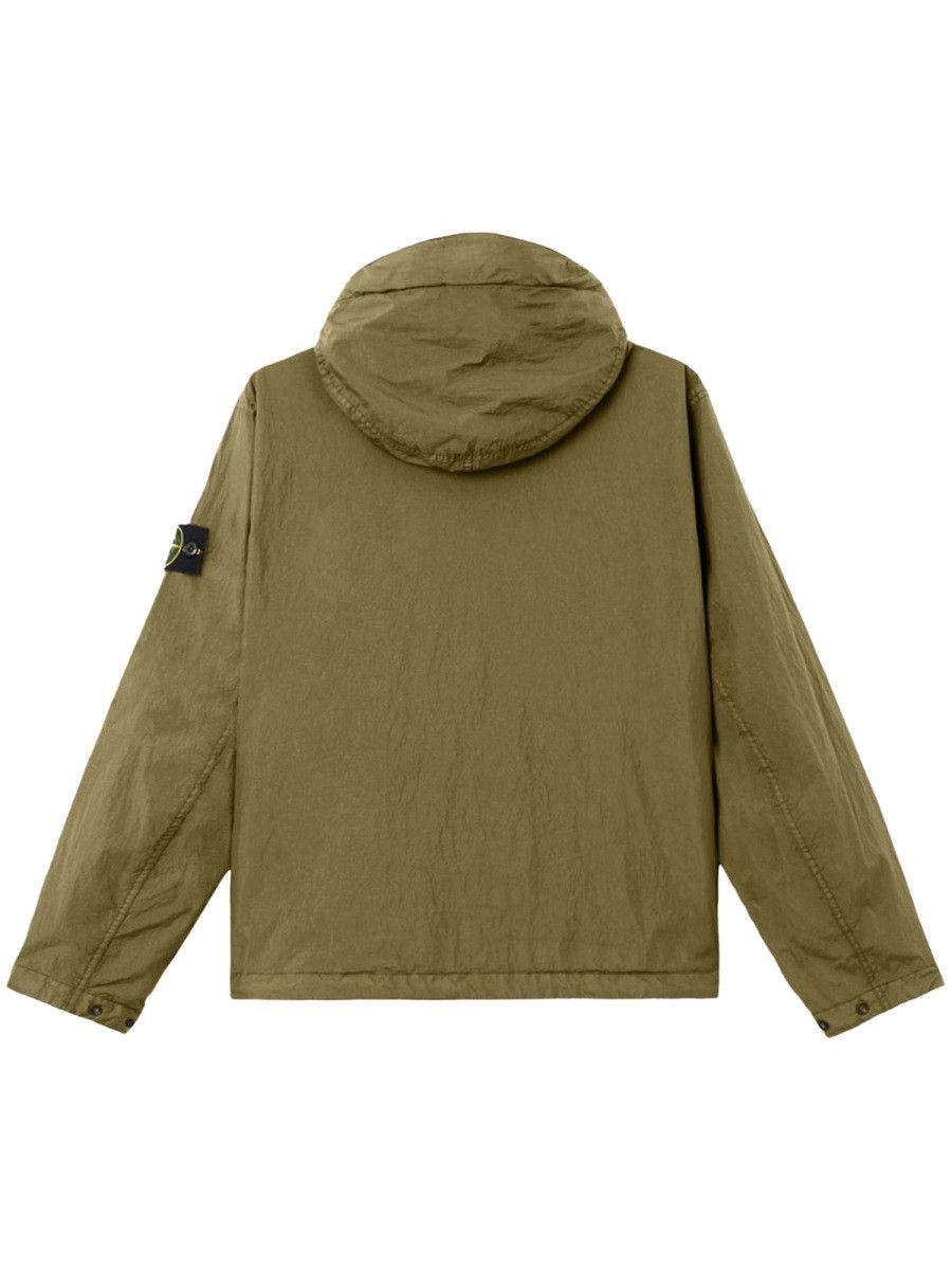Stone Island STONE ISLAND HOODED JACKET - MILITARY GREEN Size US XXL / EU 58 / 5 - 2 Thumbnail