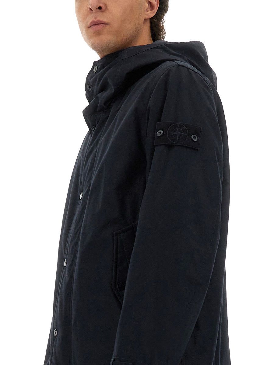 Stone Island STONE ISLAND WATERPROOF JACKET WITH HOOD - BLUE Size US M / EU 48-50 / 2 - 4 Thumbnail