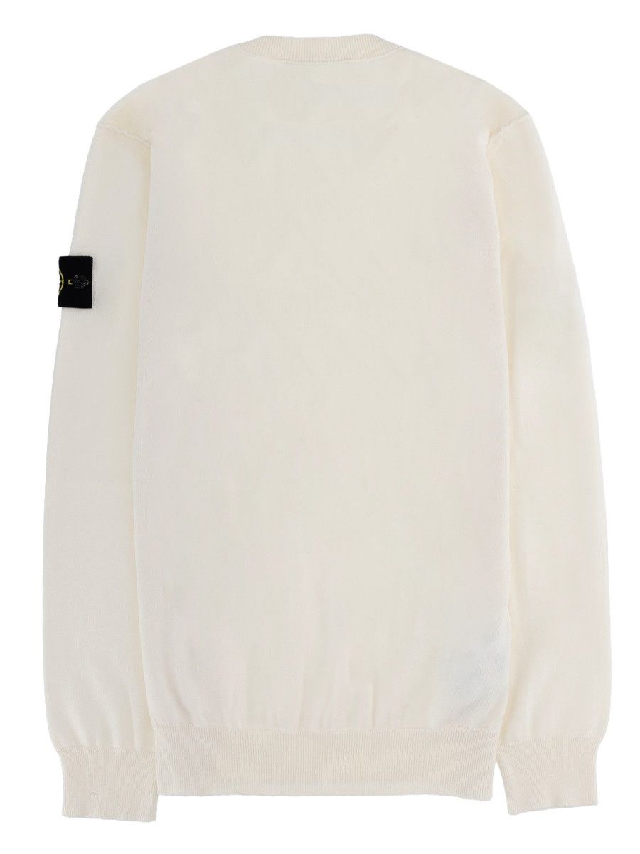 Stone Island STONE ISLAND MAGLIA CON LOGO - IVORY Size US XL / EU 56 / 4 - 5 Thumbnail