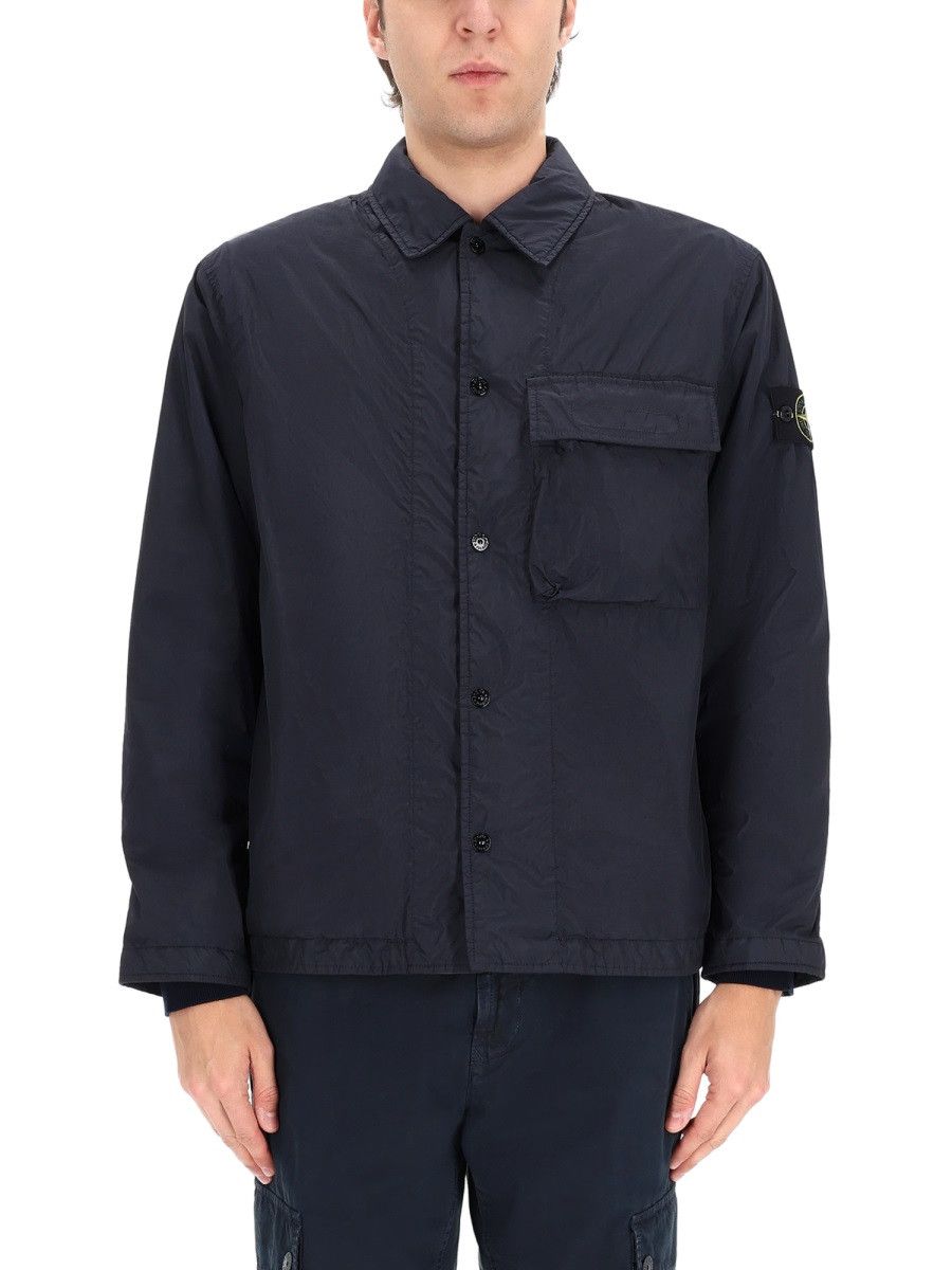 Stone Island STONE ISLAND PADDED OVERSHIRT - BLUE Size US S / EU 44-46 / 1 - 4 Thumbnail