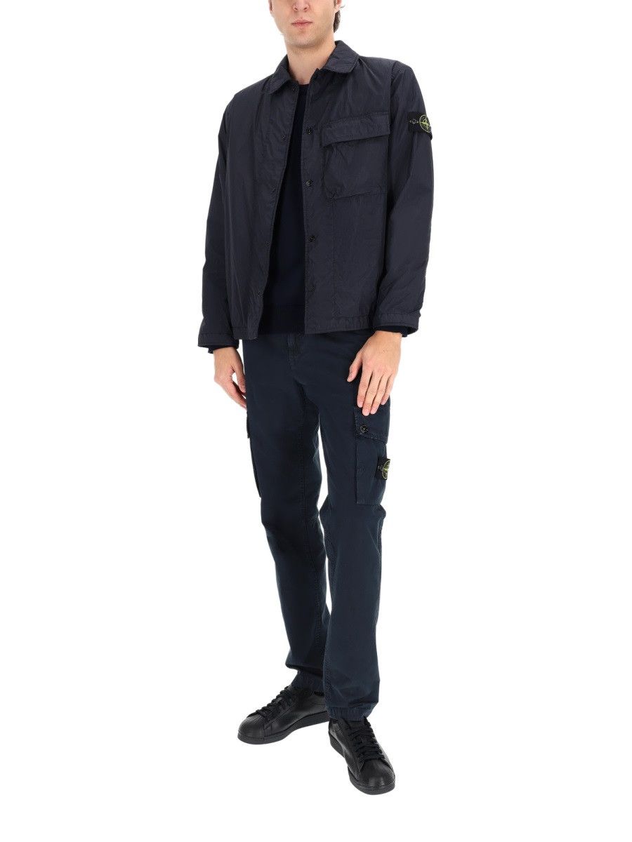 Stone Island STONE ISLAND PADDED OVERSHIRT - BLUE Size US M / EU 48-50 / 2 - 2 Thumbnail