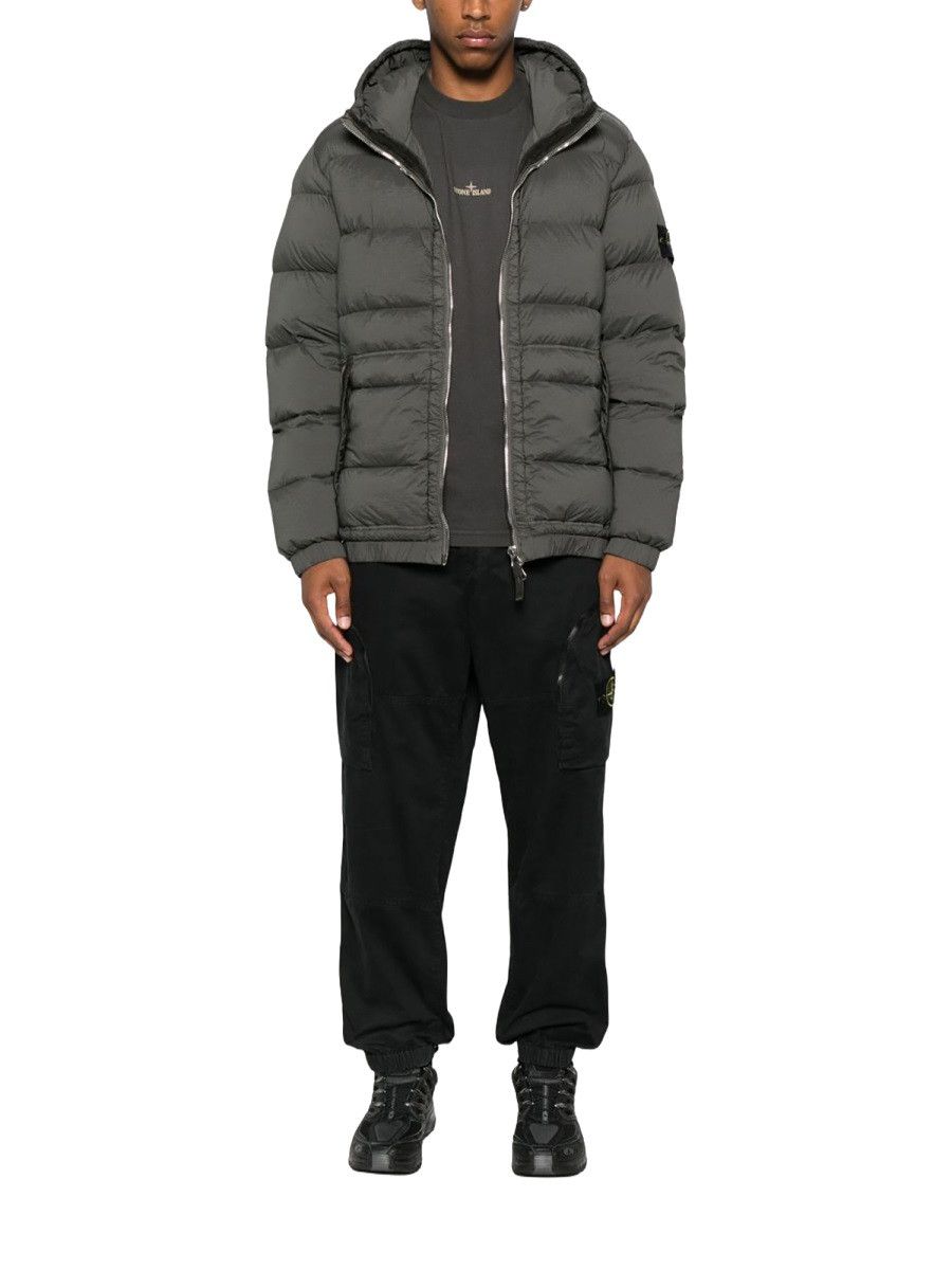 Stone Island STONE ISLAND PADDED DOWN JACKET WITH HOOD - GREY Size US L / EU 52-54 / 3 - 2 Thumbnail