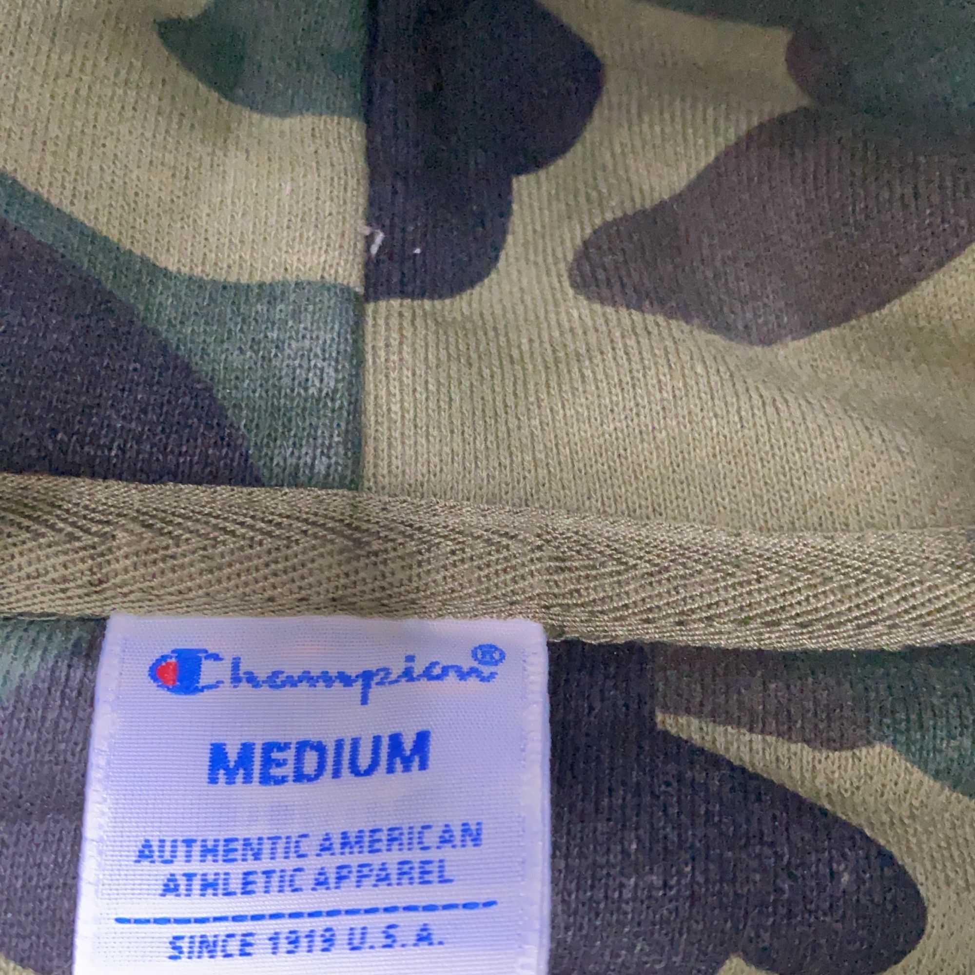 Bape A Bathing Ape x Champion Camo Ape Head Hoodie Size M Size US M / EU 48-50 / 2 - 4 Thumbnail