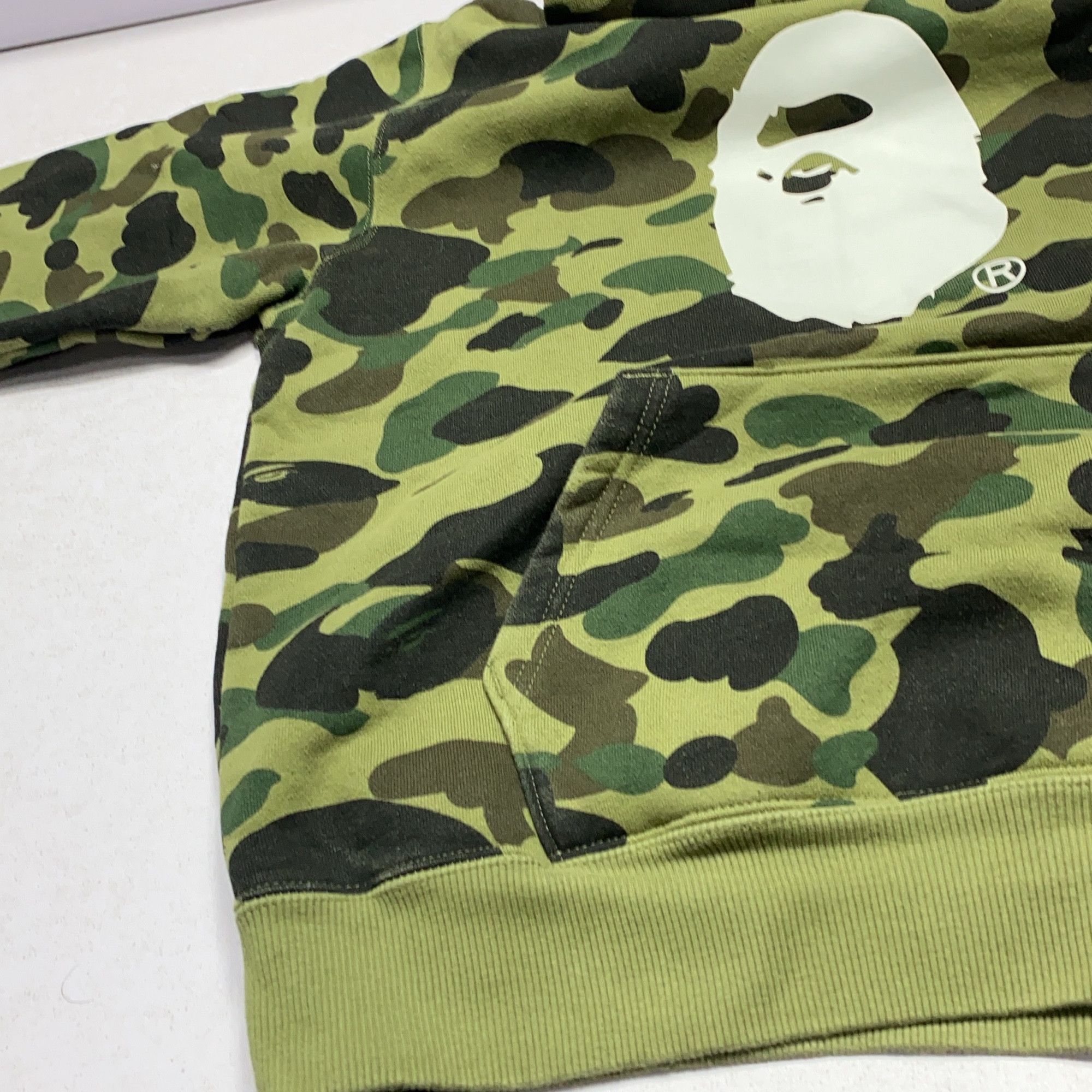Bape A Bathing Ape x Champion Camo Ape Head Hoodie Size M Size US M / EU 48-50 / 2 - 10 Thumbnail