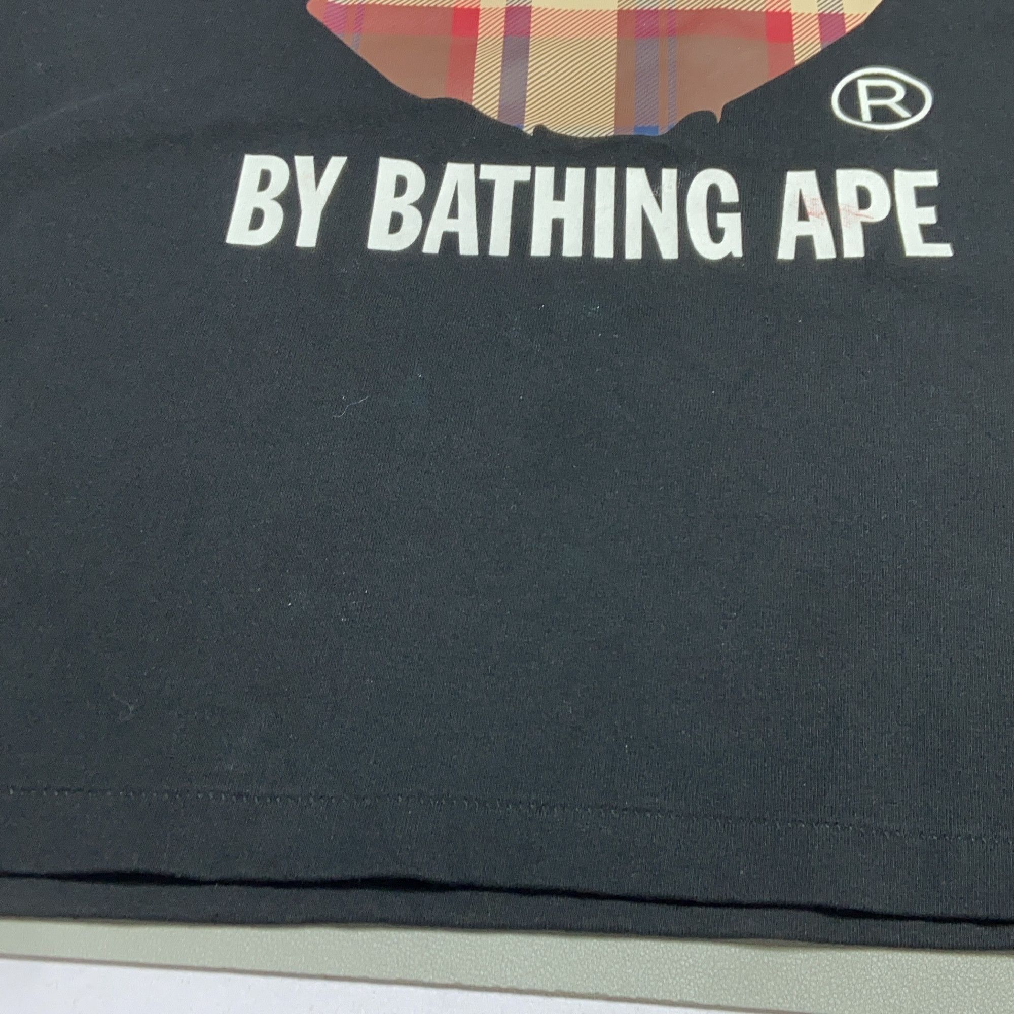 Bape A Bathing Ape Plaid Ape Head T-Shirt Size M Size US M / EU 48-50 / 2 - 9 Thumbnail