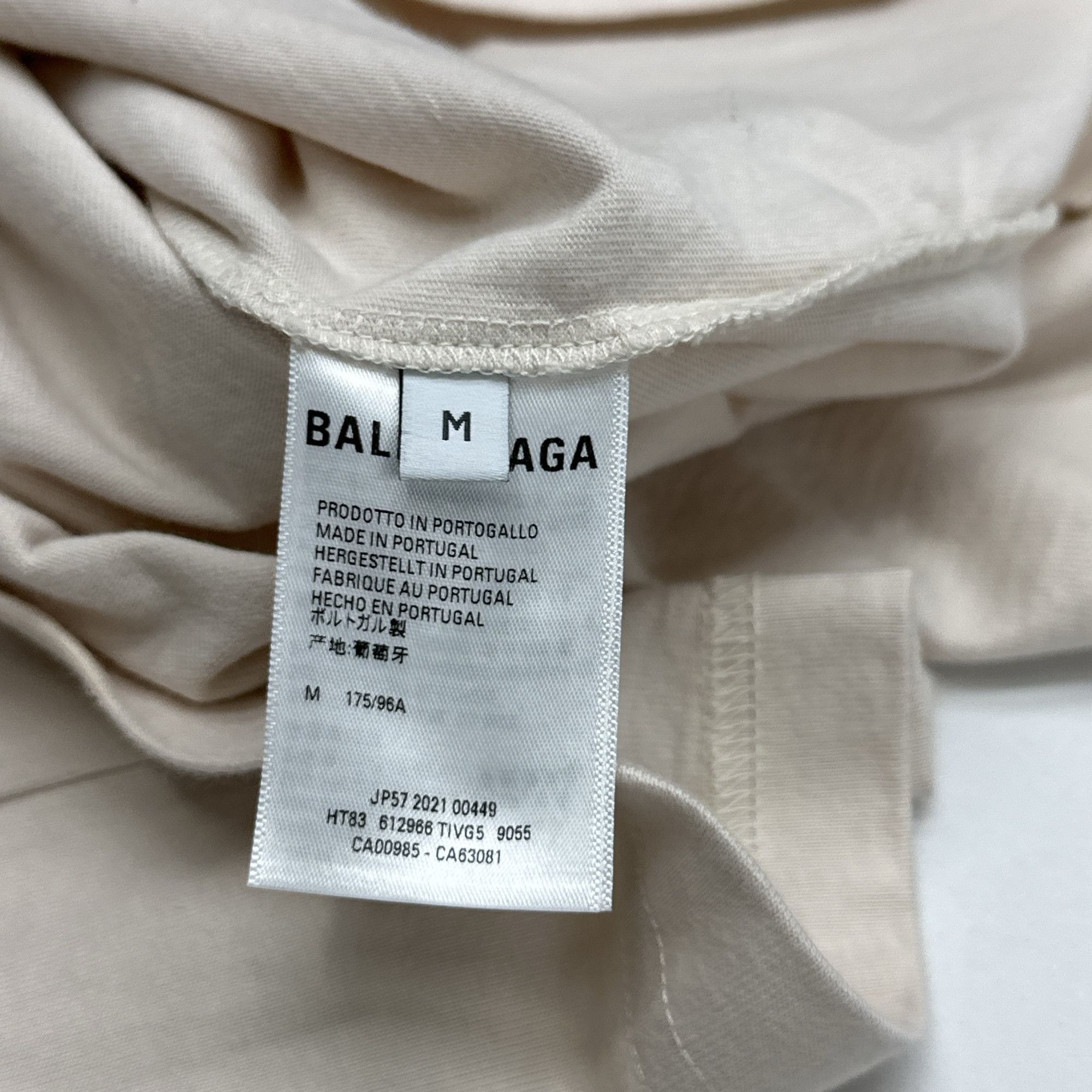Balenciaga Balenciaga Back Logo T-Shirt Size M Size US M / EU 48-50 / 2 - 4 Thumbnail