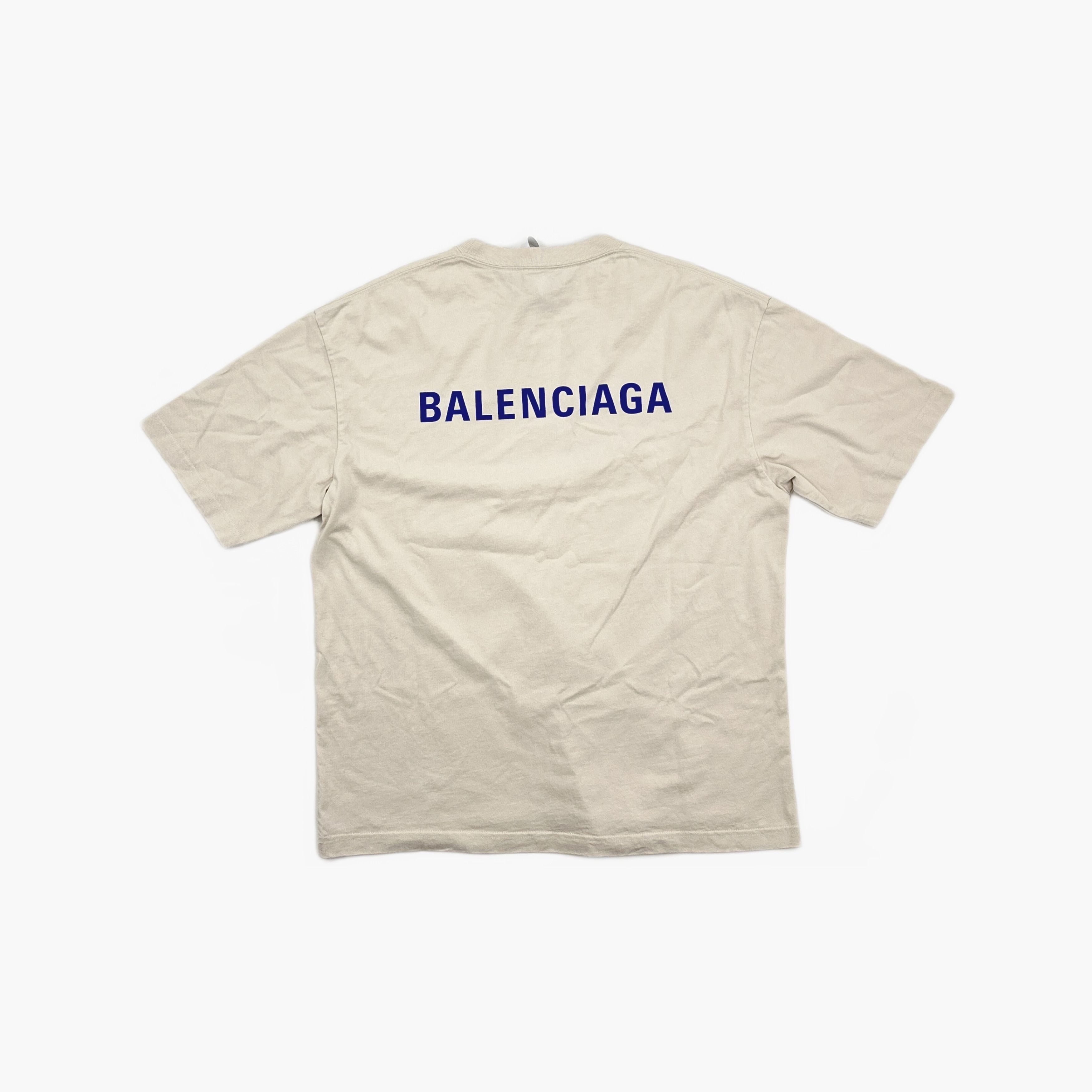 Balenciaga Balenciaga Back Logo T-Shirt Size M Size US M / EU 48-50 / 2 - 2 Thumbnail