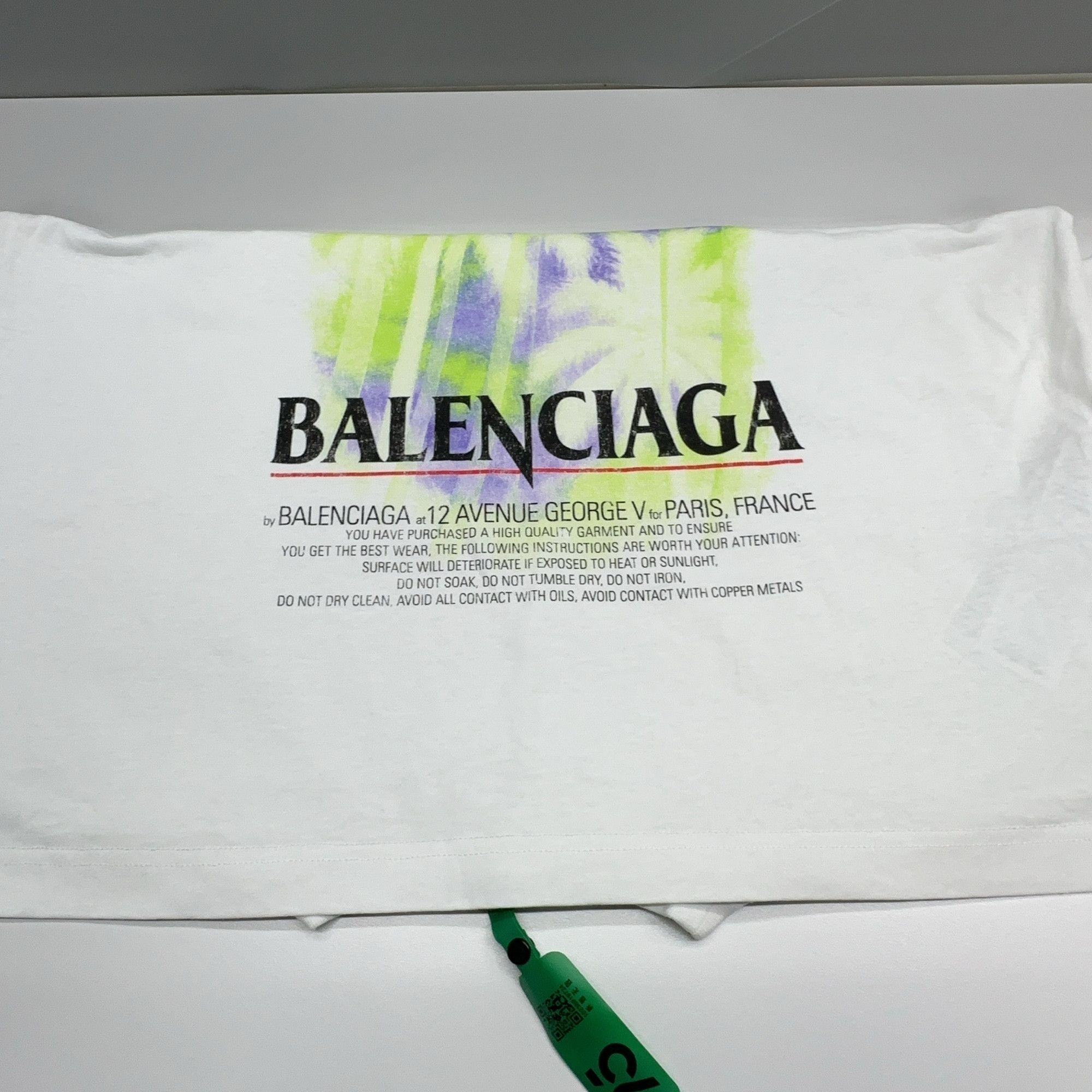 Balenciaga Balenciaga Palm Print T-Shirt Size XS Size US XS / EU 42 / 0 - 6 Thumbnail