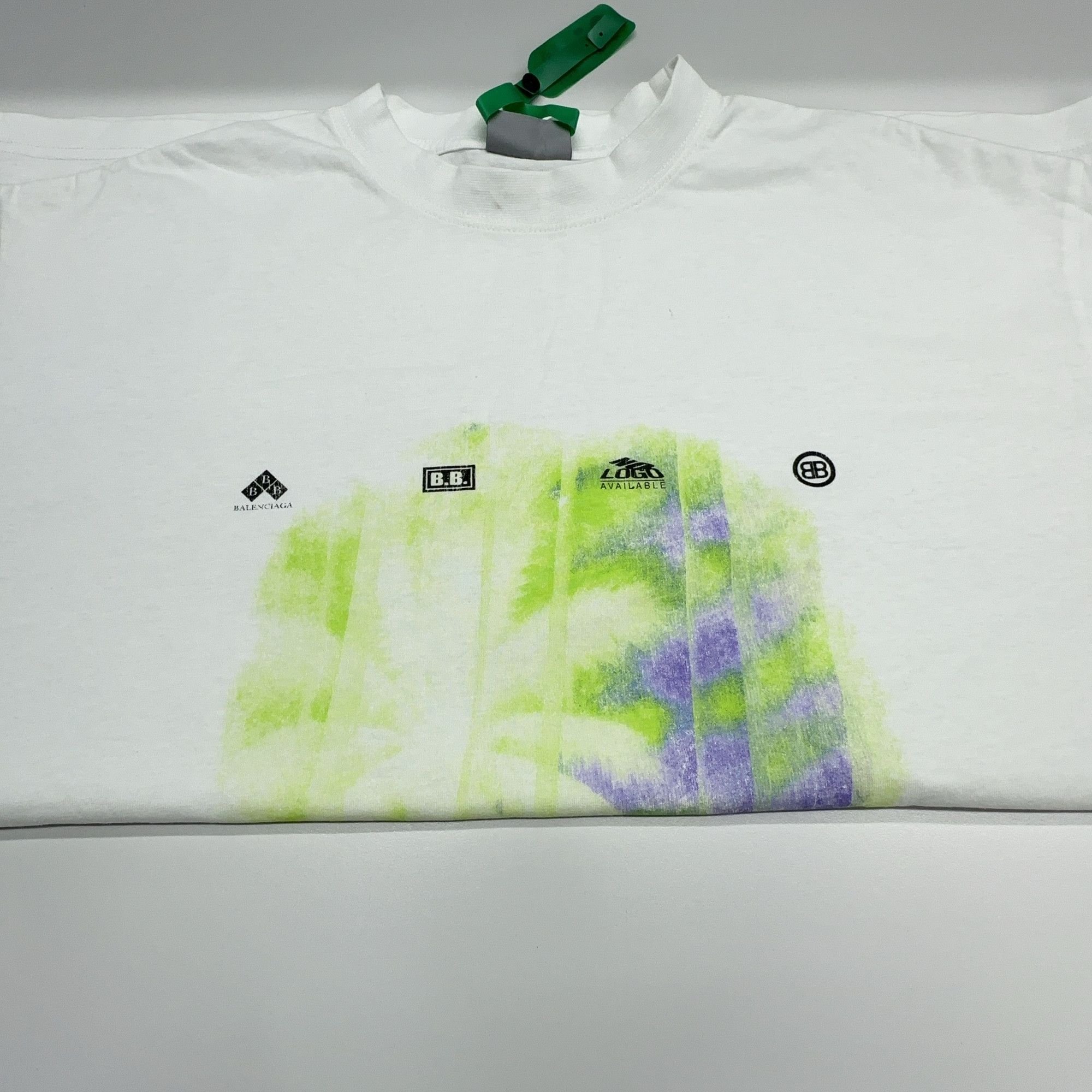 Balenciaga Balenciaga Palm Print T-Shirt Size XS Size US XS / EU 42 / 0 - 5 Thumbnail