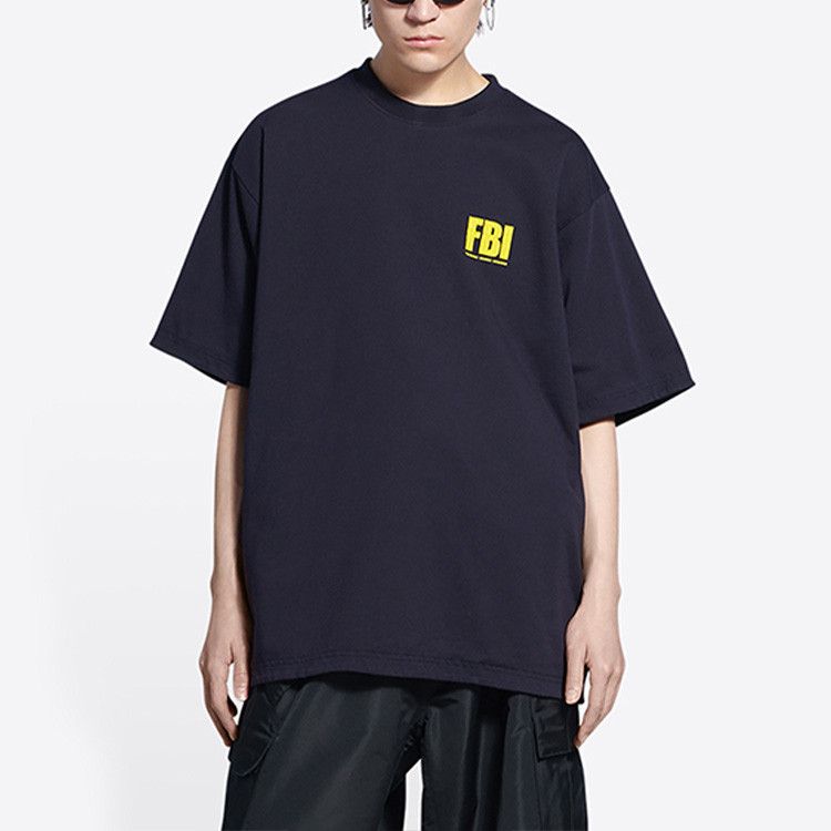 Balenciaga Balenciaga FBI Graphic T-Shirt Size L Size US L / EU 52-54 / 3 - 10 Thumbnail