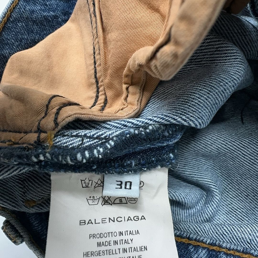 Balenciaga Balenciaga Blue Denim Jeans Size 30 Size US 30 / EU 46 - 4 Thumbnail