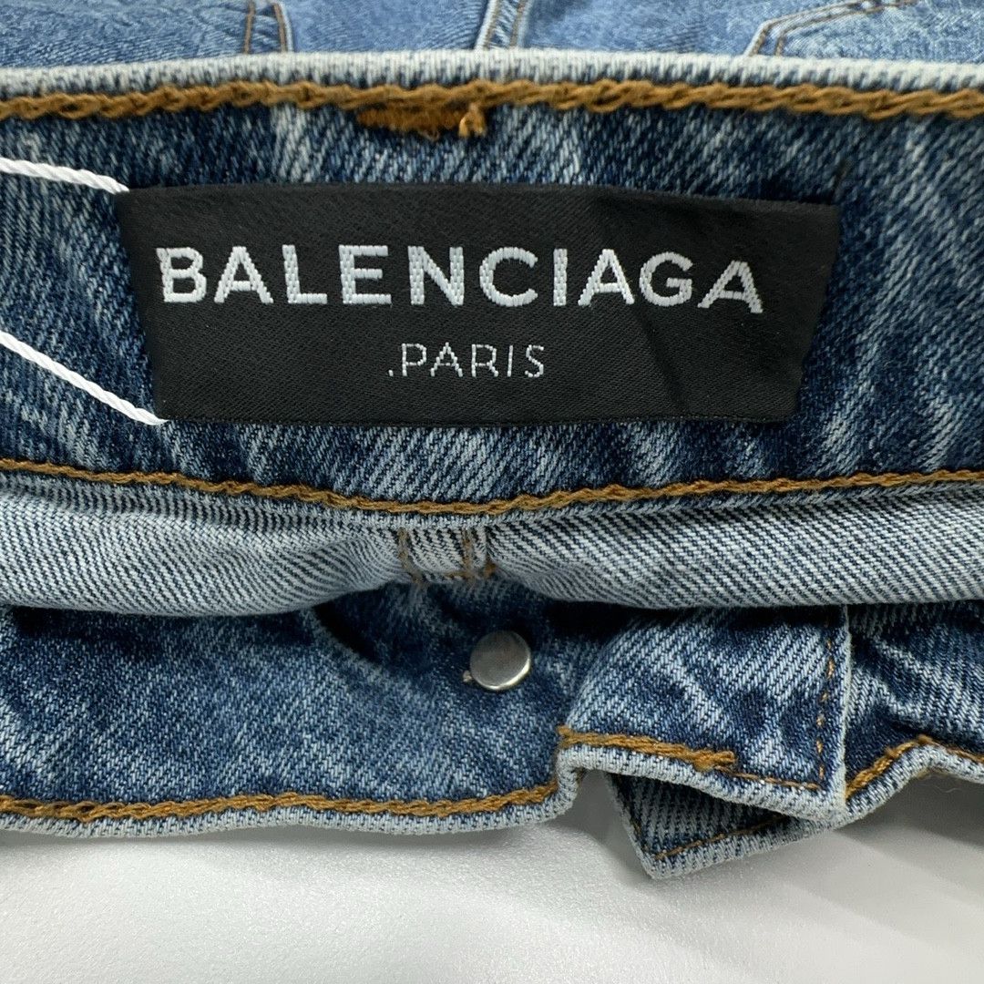 Balenciaga Balenciaga Blue Denim Jeans Size 30 Size US 30 / EU 46 - 3 Thumbnail