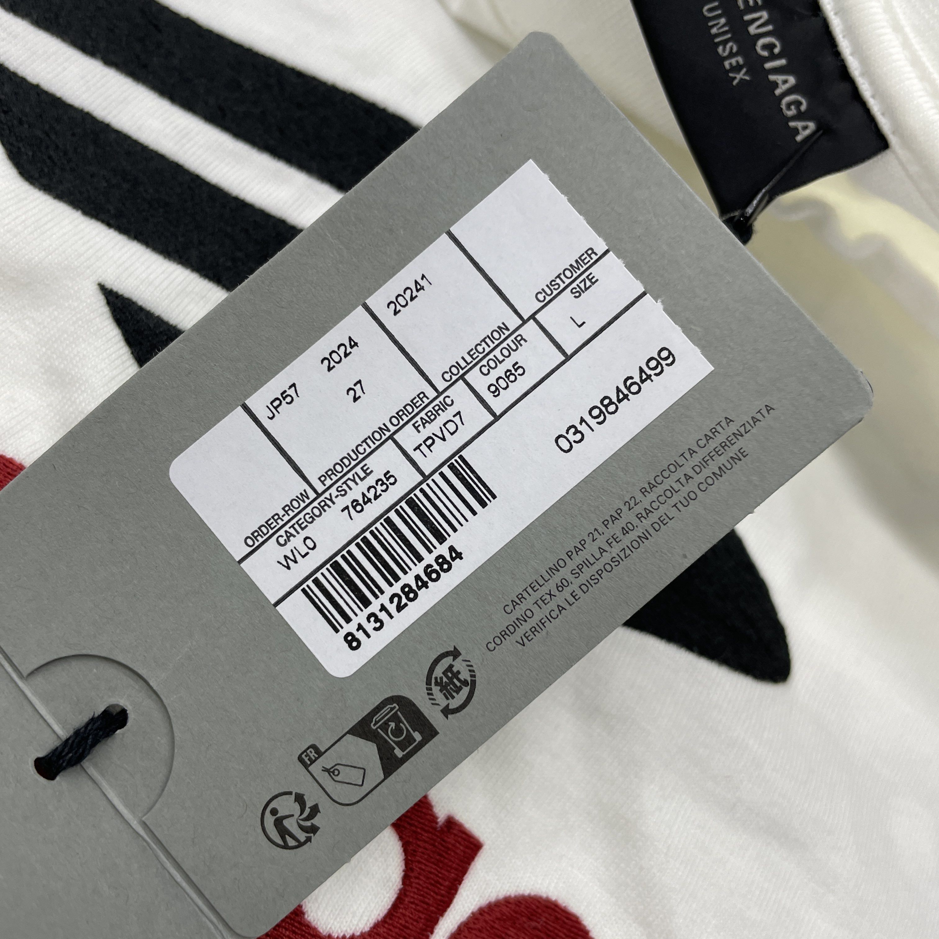 Balenciaga Balenciaga 3B Sports Icon Logo T-Shirt Size L Size US L / EU 52-54 / 3 - 5 Thumbnail