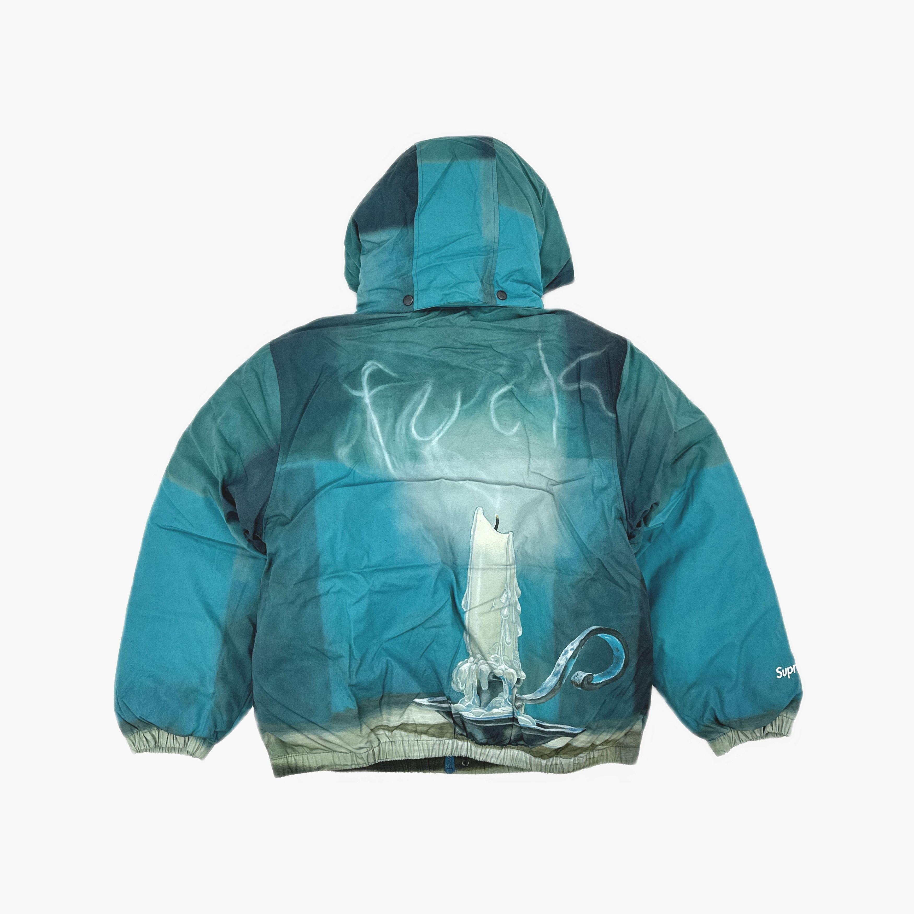 Supreme Supreme Candle Pattern Puffer Jacket Size L Size US L / EU 52-54 / 3 - 2 Thumbnail