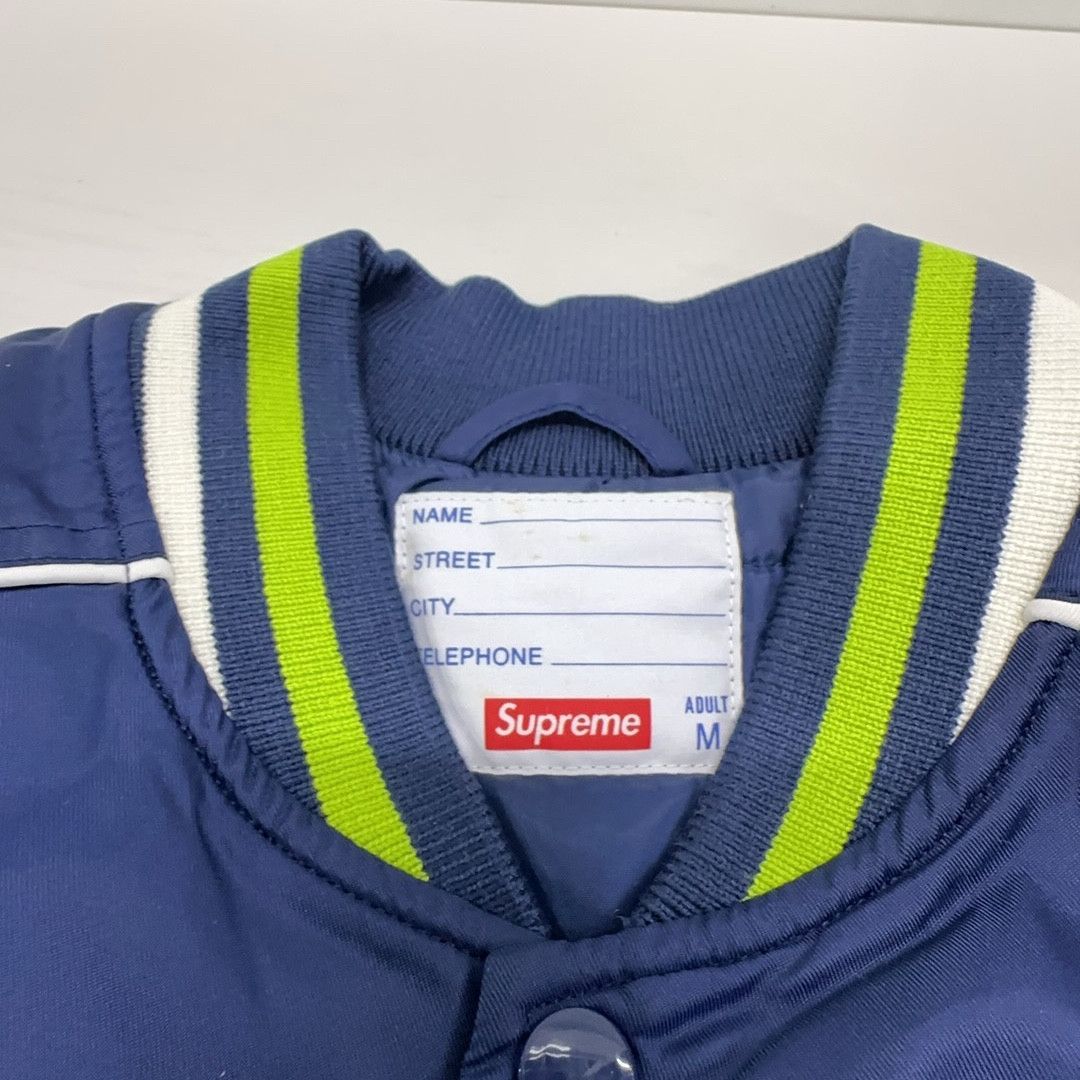 Supreme Supreme Contrast Script Varsity Jacket Size M Size US M / EU 48-50 / 2 - 3 Thumbnail