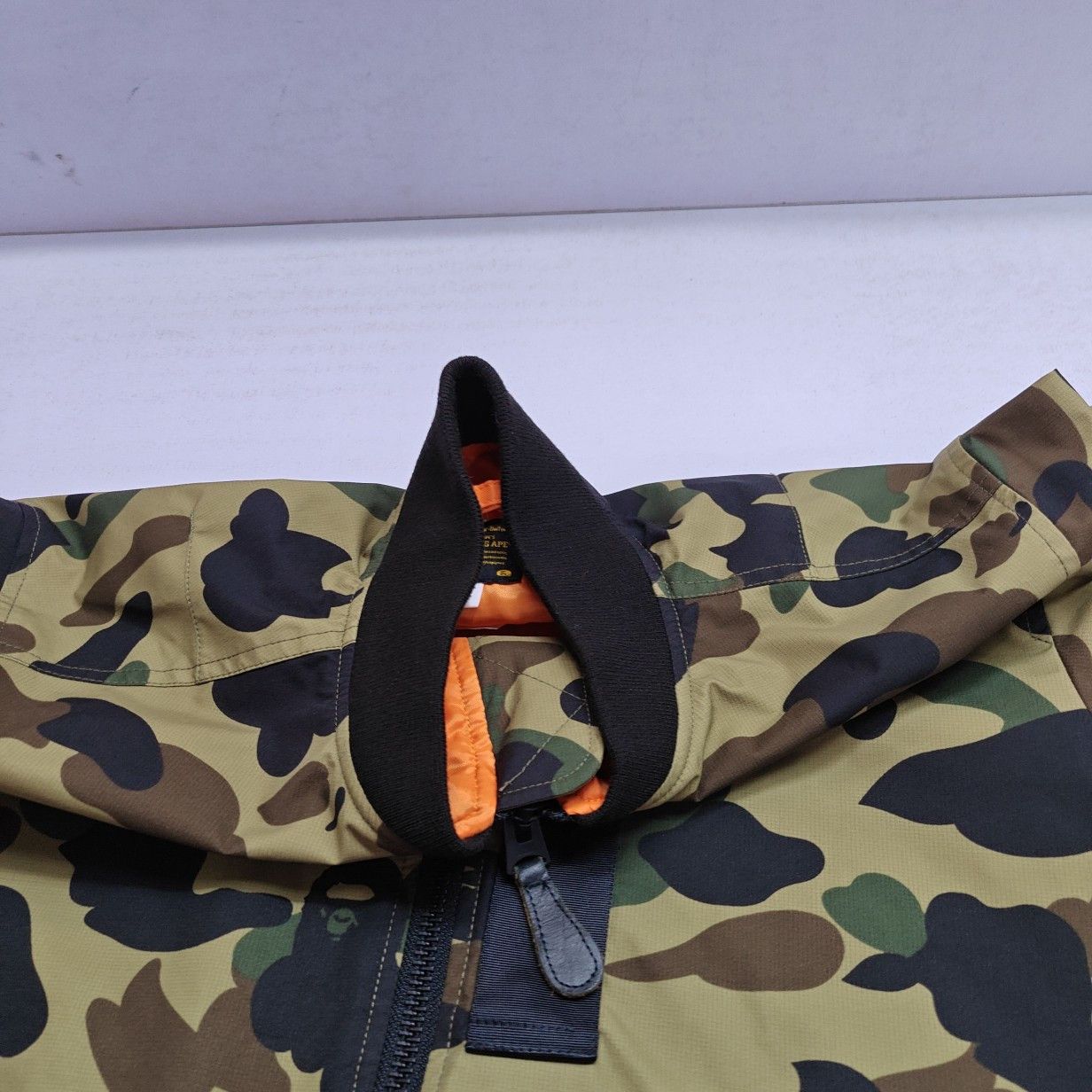 Bape A Bathing Ape Camo Windstopper Bomber Jacket Size L Size US L / EU 52-54 / 3 - 7 Thumbnail