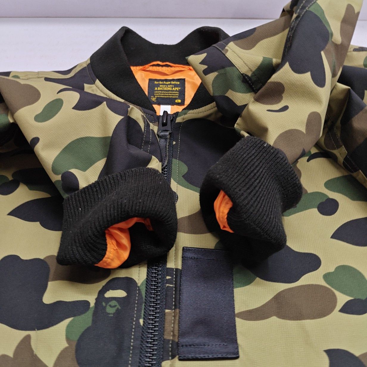 Bape A Bathing Ape Camo Windstopper Bomber Jacket Size L Size US L / EU 52-54 / 3 - 10 Thumbnail
