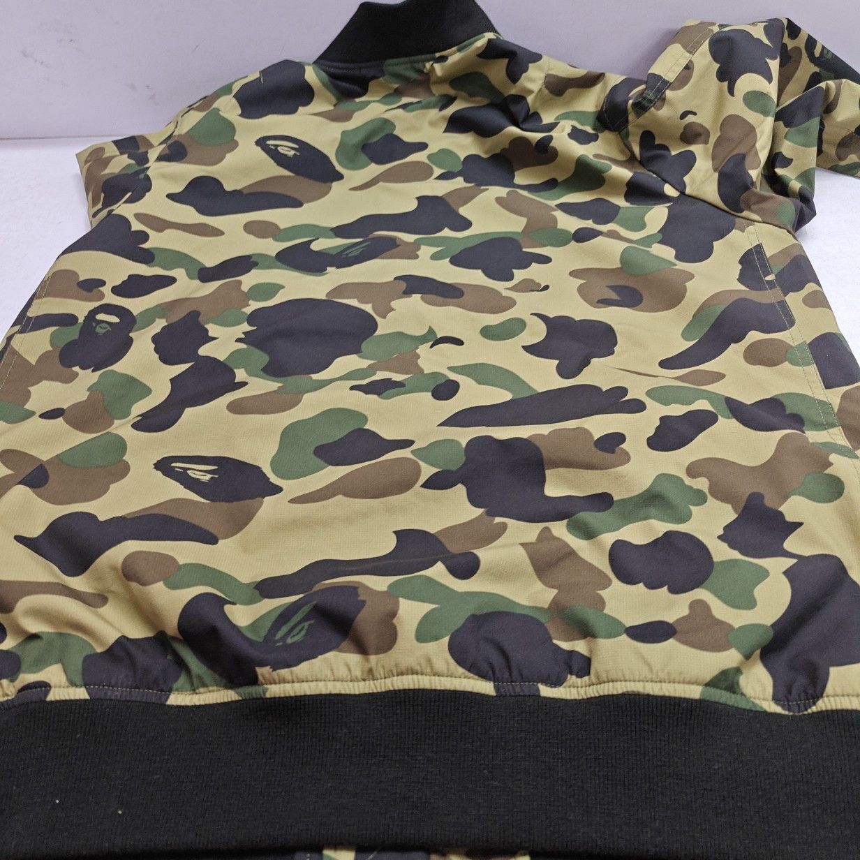 Bape A Bathing Ape Camo Windstopper Bomber Jacket Size L Size US L / EU 52-54 / 3 - 12 Thumbnail