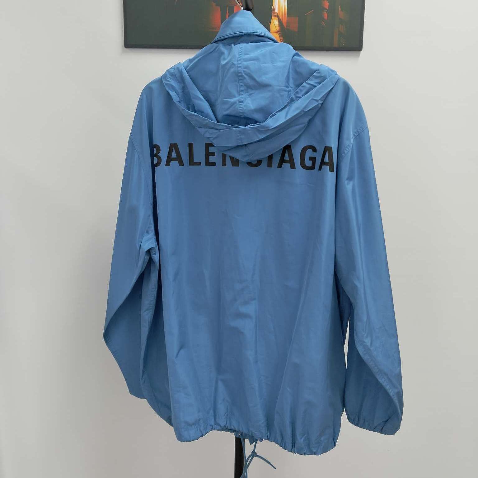 Balenciaga Balenciaga Logo Print Windbreaker Jacket Size 36 Size XS / US 0-2 / IT 36-38 - 2 Thumbnail