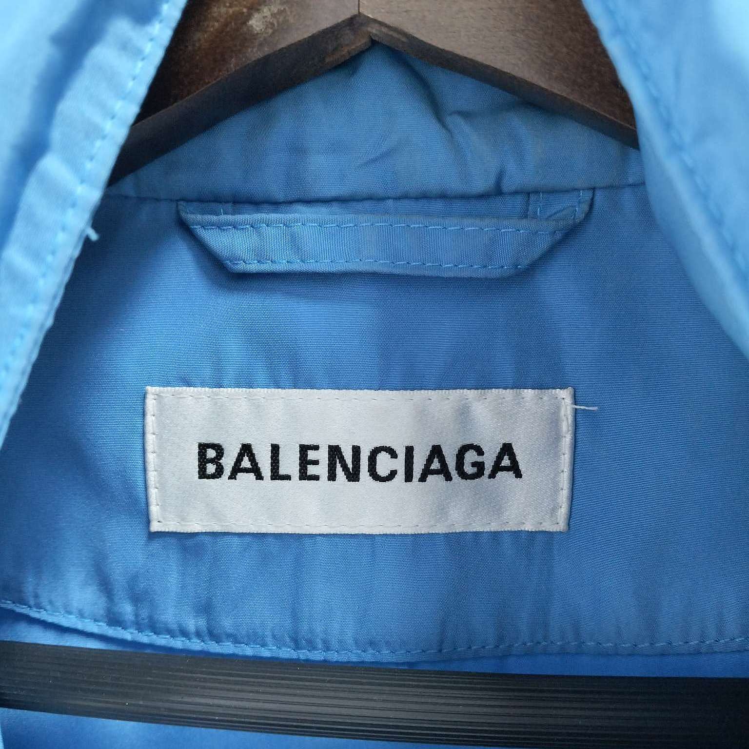 Balenciaga Balenciaga Logo Print Windbreaker Jacket Size 36 Size XS / US 0-2 / IT 36-38 - 3 Thumbnail