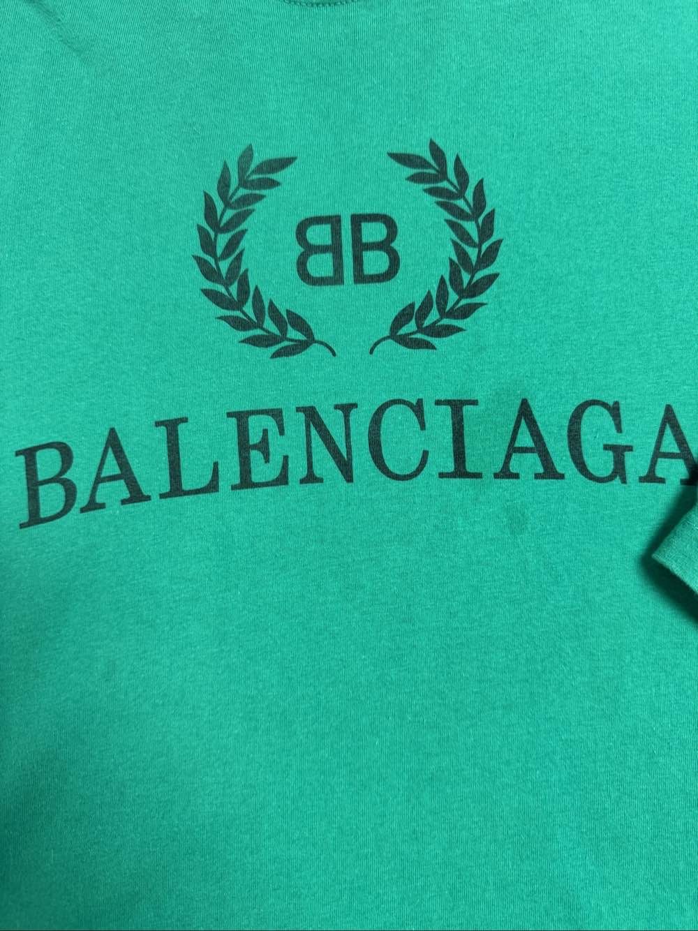 Balenciaga Balenciaga Wreath BB Logo T-Shirt Size M Size US M / EU 48-50 / 2 - 5 Thumbnail