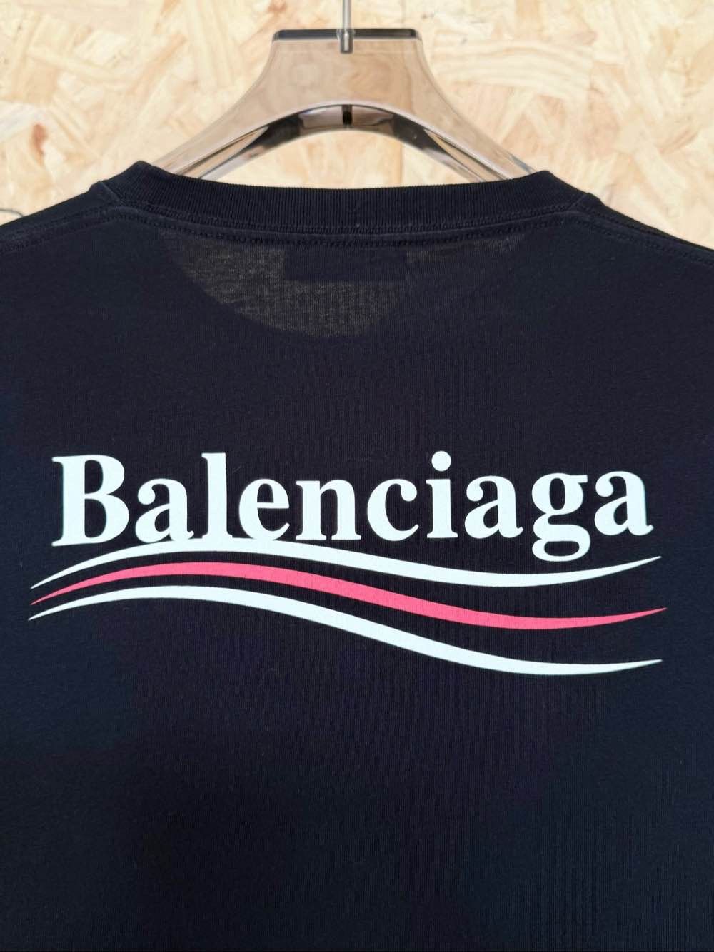 Balenciaga Balenciaga Wave Logo T-Shirt Size S Size US S / EU 44-46 / 1 - 7 Thumbnail