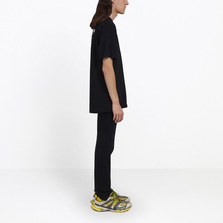 Balenciaga Balenciaga Wave Logo T-Shirt Size S Size US S / EU 44-46 / 1 - 12 Thumbnail
