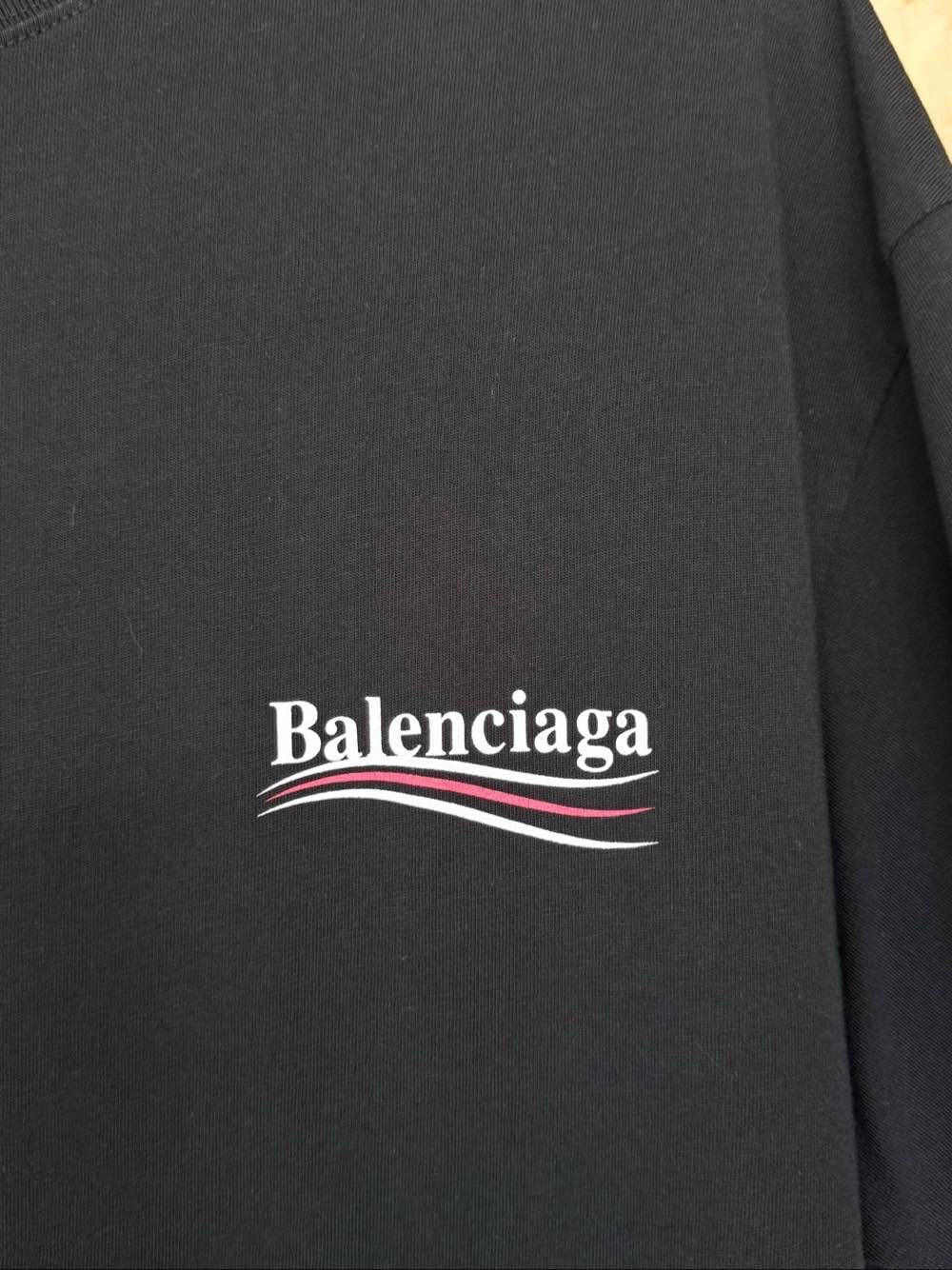 Balenciaga Balenciaga Wave Logo T-Shirt Size S Size US S / EU 44-46 / 1 - 5 Thumbnail