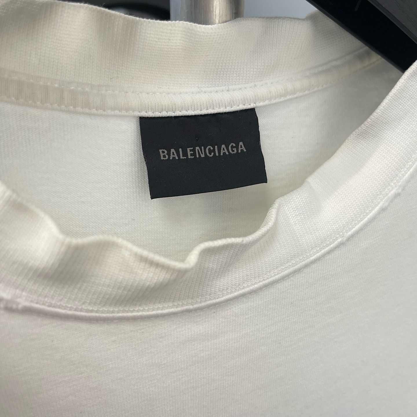 Balenciaga Balenciaga Graphic Logo T-Shirt Size XS Size US XS / EU 42 / 0 - 3 Thumbnail