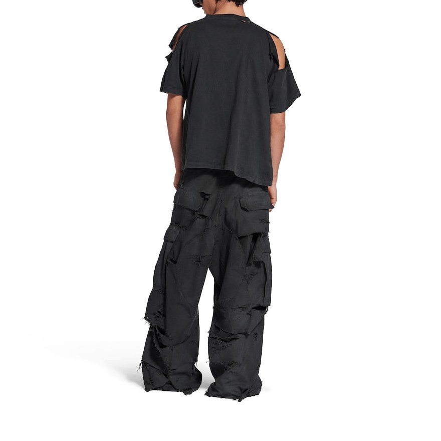 Balenciaga Balenciaga Distressed Ripstop Cargo Pants Size S Size US 30 / EU 46 - 6 Thumbnail