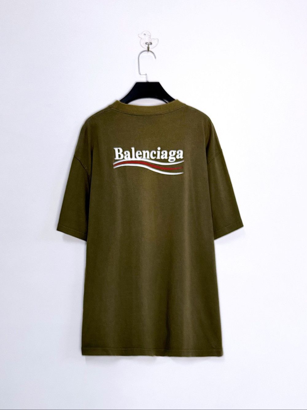 Balenciaga Balenciaga Wave Logo T-Shirt Size M Size US M / EU 48-50 / 2 - 2 Thumbnail
