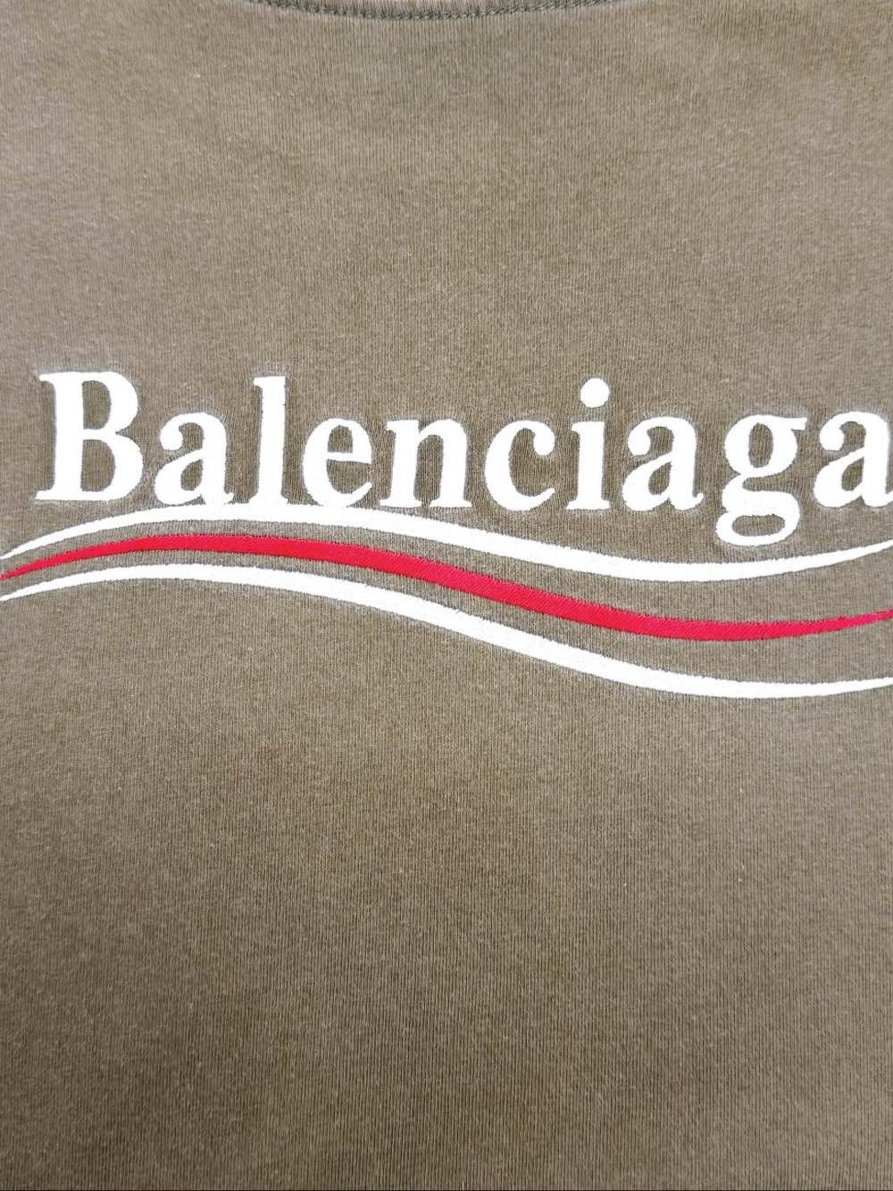 Balenciaga Balenciaga Wave Logo T-Shirt Size M Size US M / EU 48-50 / 2 - 5 Thumbnail